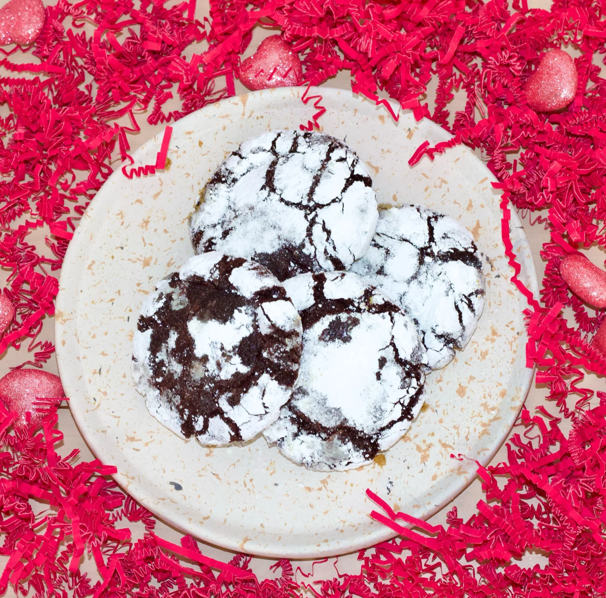 CHOCOLATE CRINKLE COOKIES
