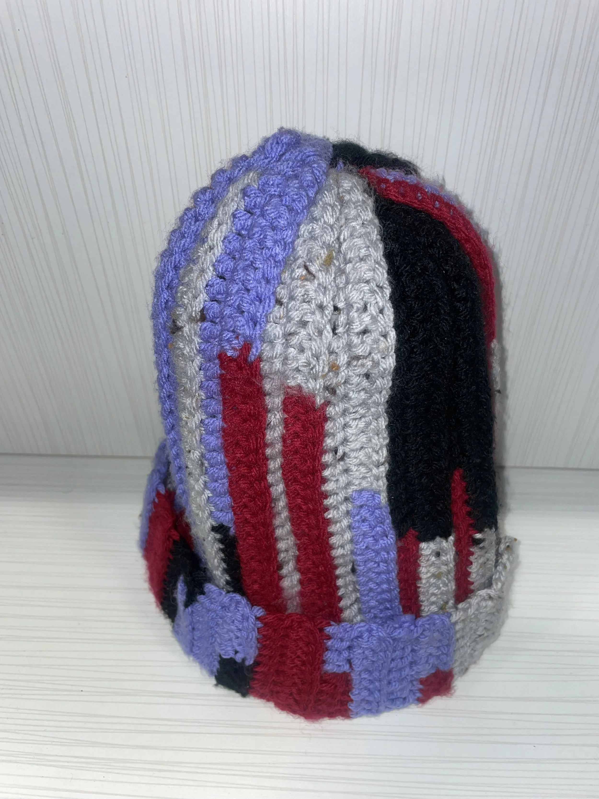 CROCHET PATCHWORK BEANIE