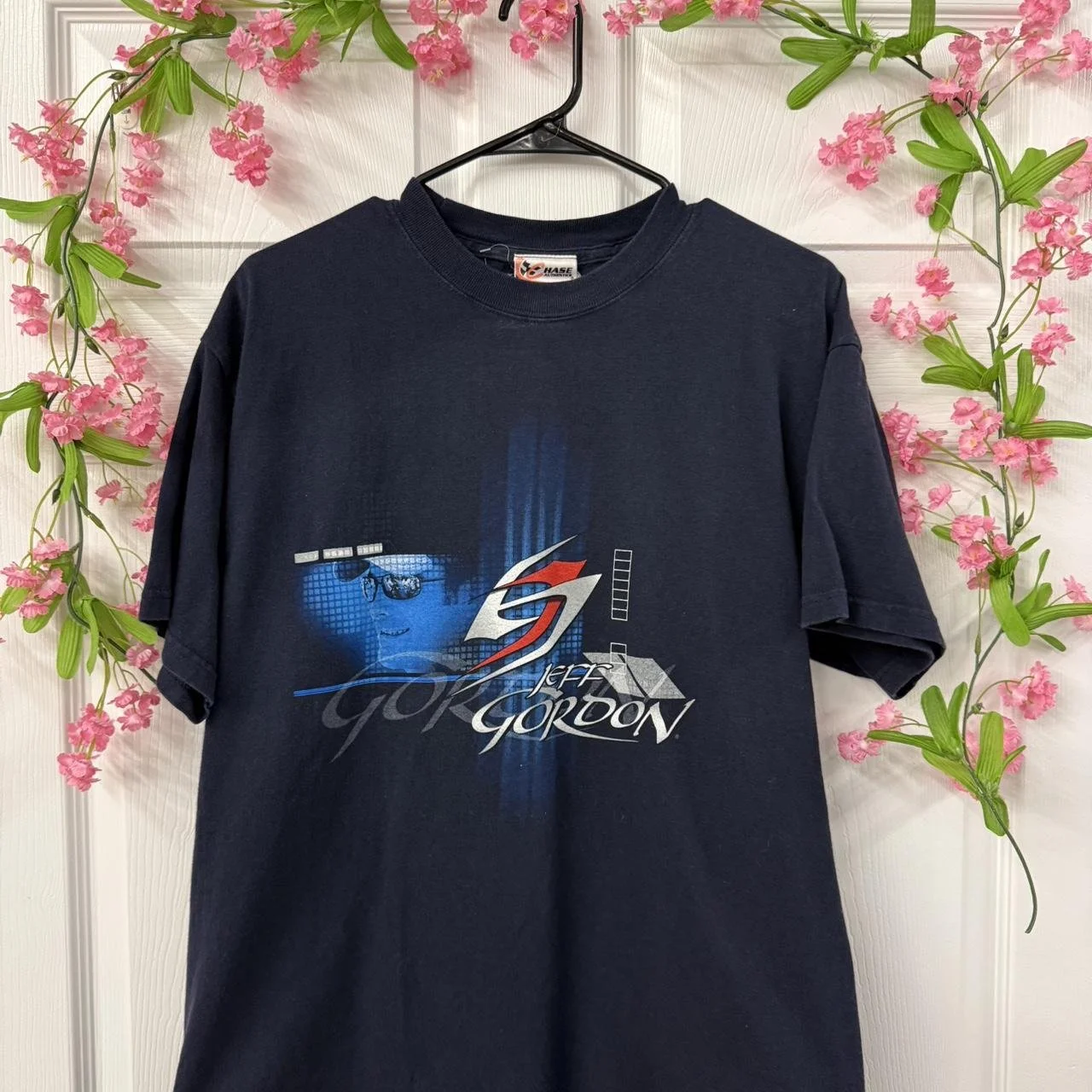 Y2K LOGO BLACK AND RED JEFF GORDON NASCAR TEE