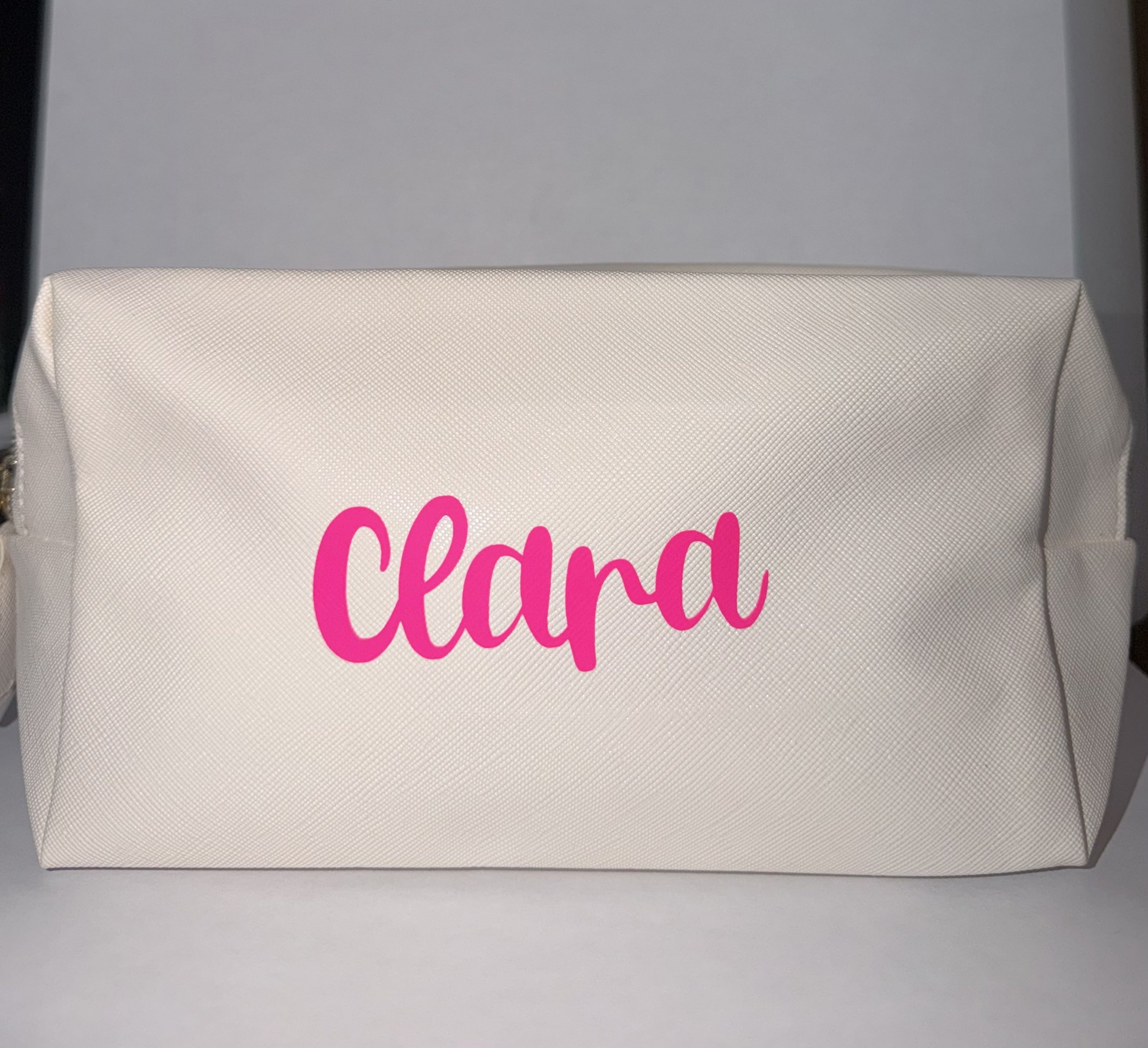 SHINY RECTANGLE POUCH - NAME