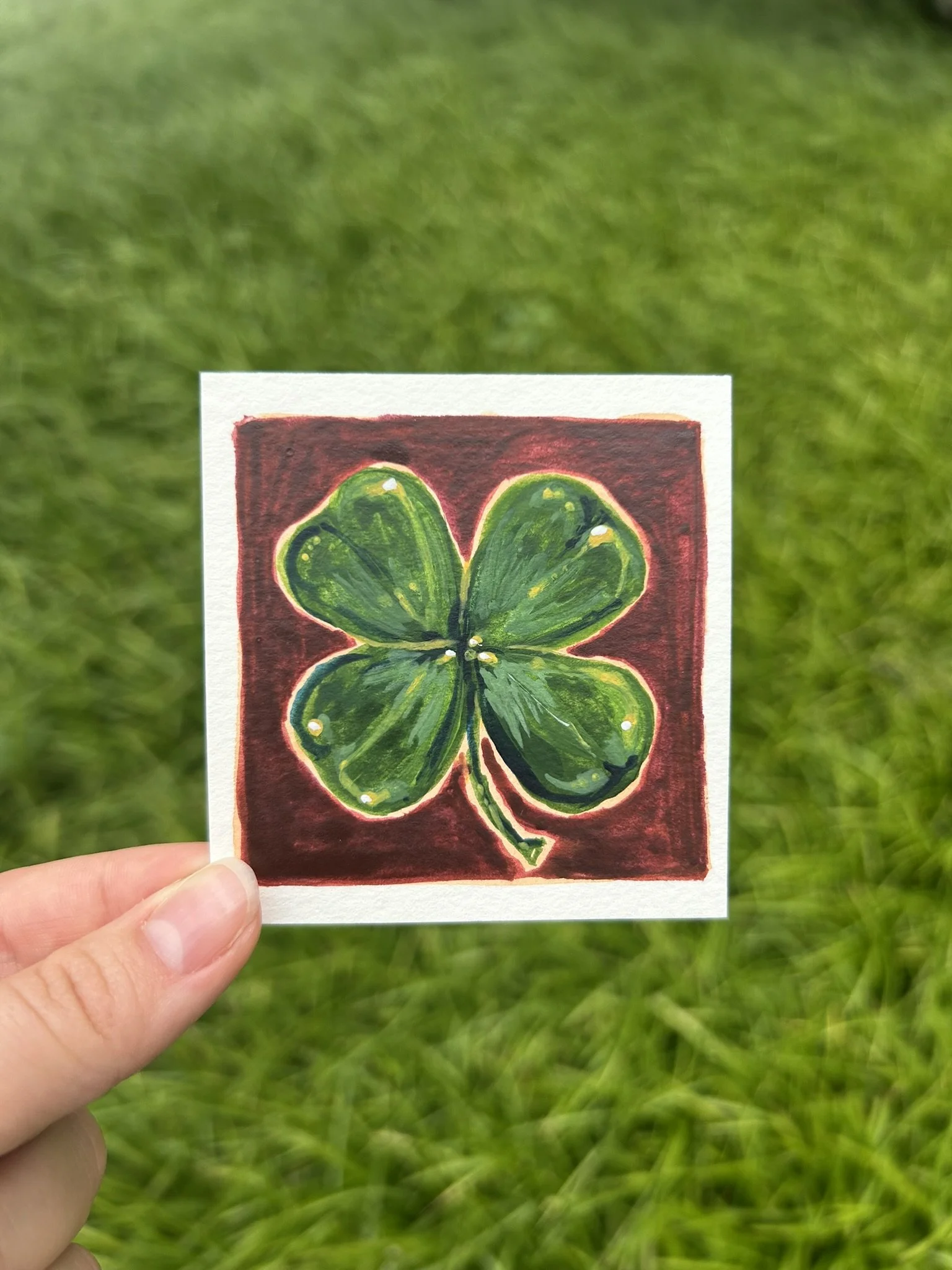 Mini Painting (Four leaf clover).jpeg