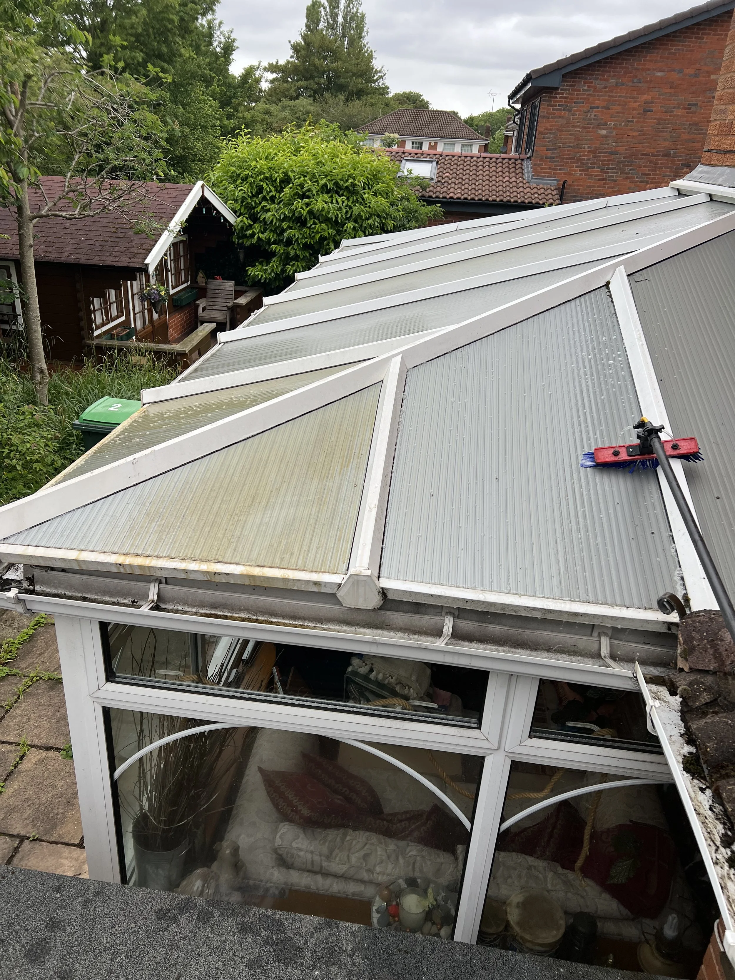 Professional conservatory roof cleaning in Halesowen by CrystalPro