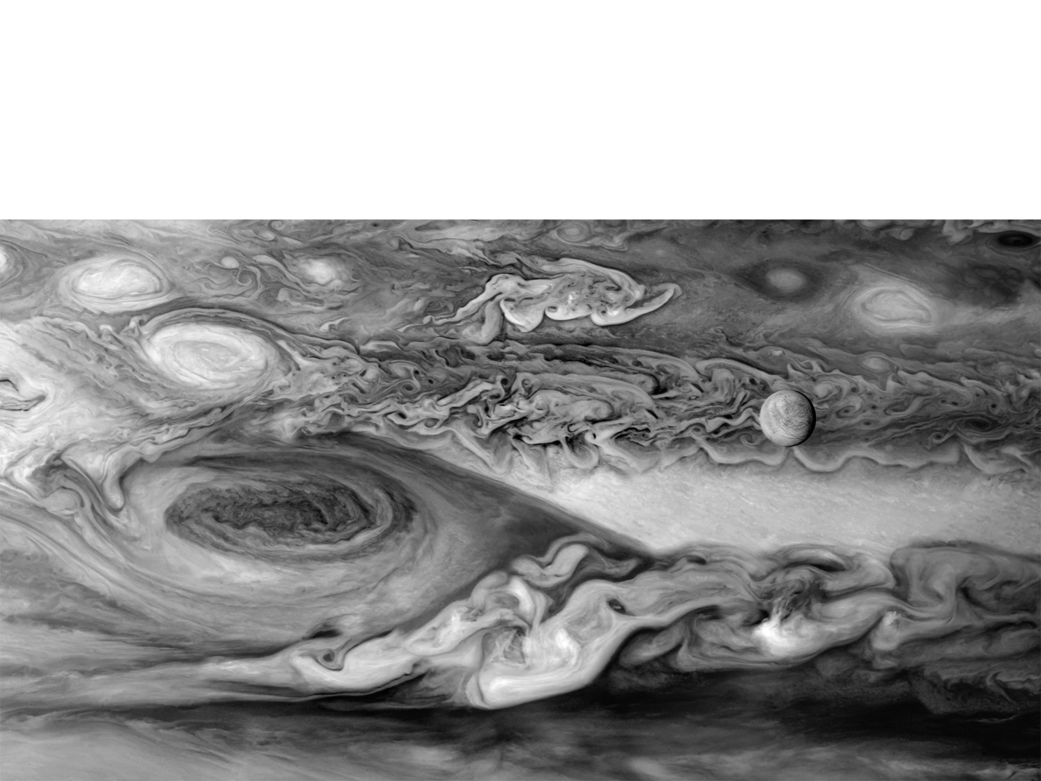 EUROPA AND JUPITER’S GREAT RED SPOT