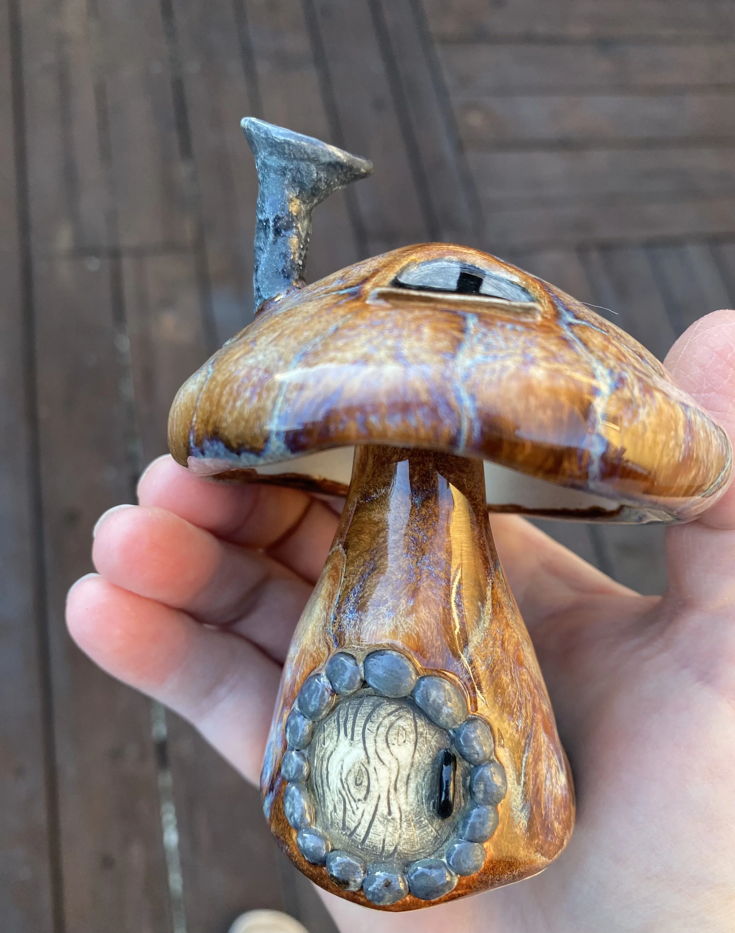 Gorgeous mushroom fairy house