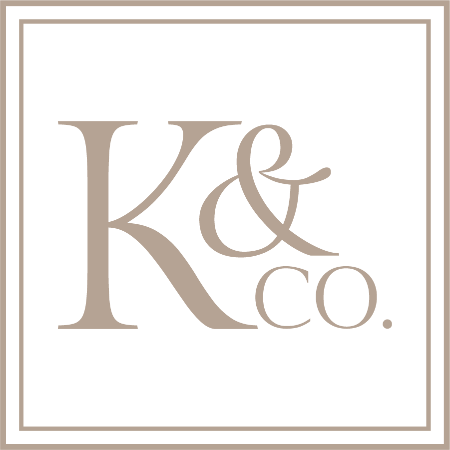 Brand logomark for Utah-based realtor Britt Kershner, owner of Kershner & Co.