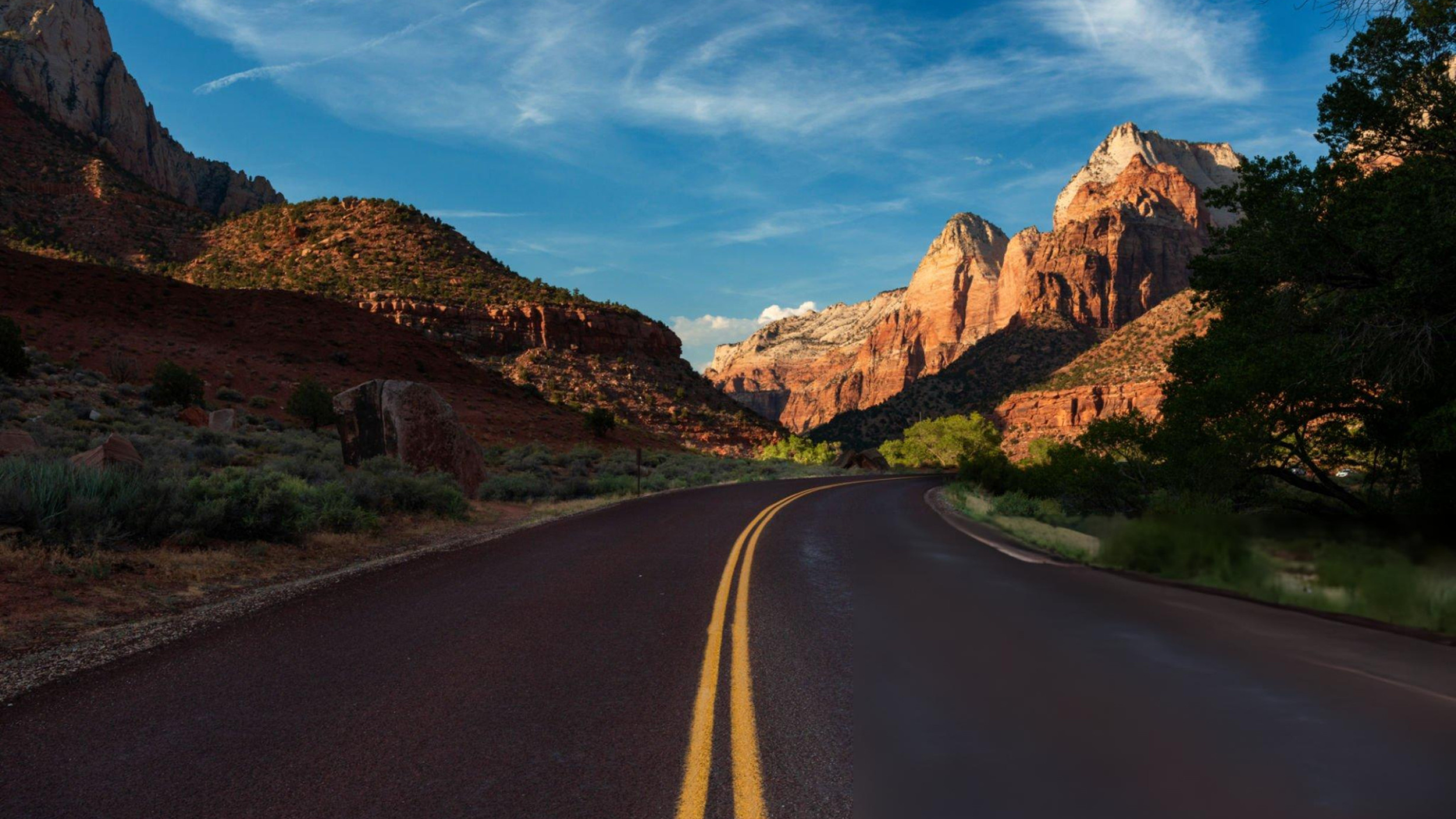 Scenic highway through Utah’s Wasatch Range during a Memorial Day weekend road trip