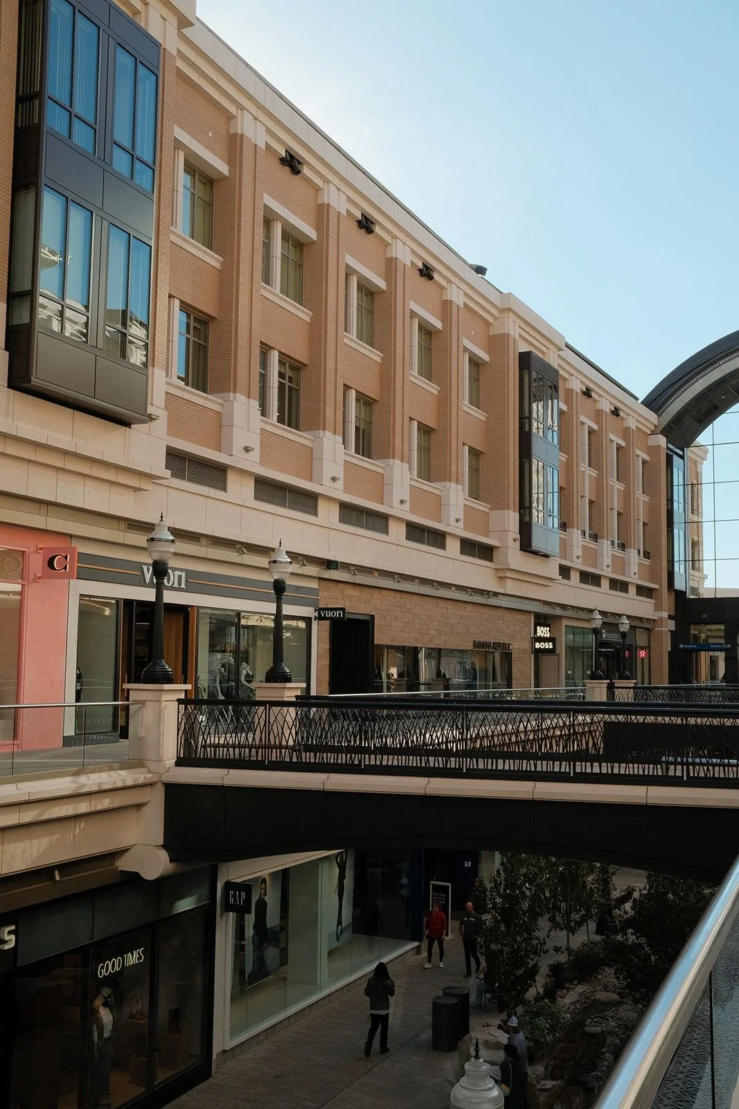 An outdoor shopping center in Salt Lake City, Utah.