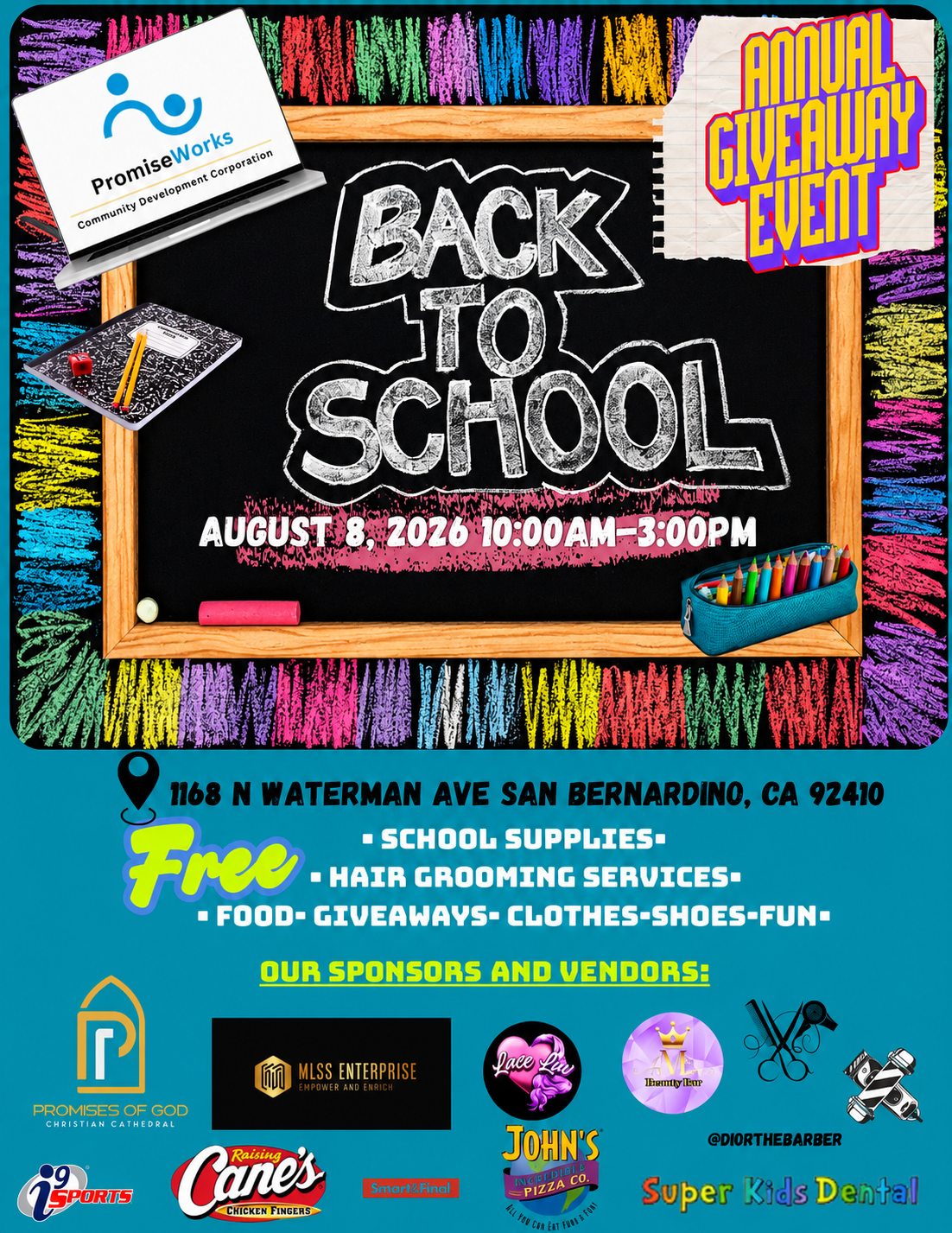 annual back to school event