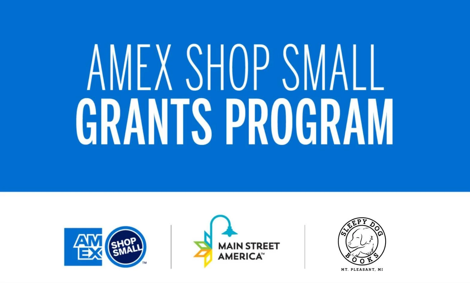 Sleepy Dog Books Awarded $20,000 Amex Shop Small® Grant from American Express and Main Street America