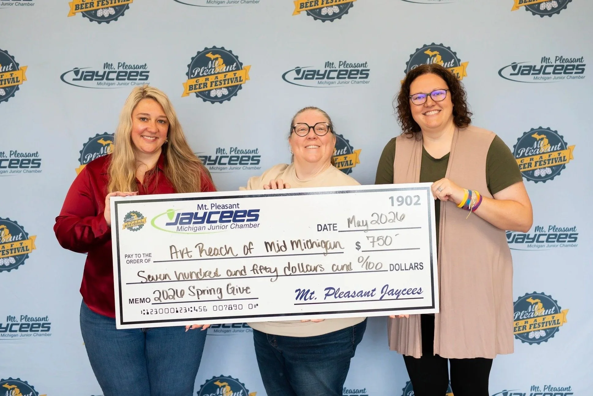 Mt. Pleasant Jaycees Grant Over $10,000 to Community Organizations