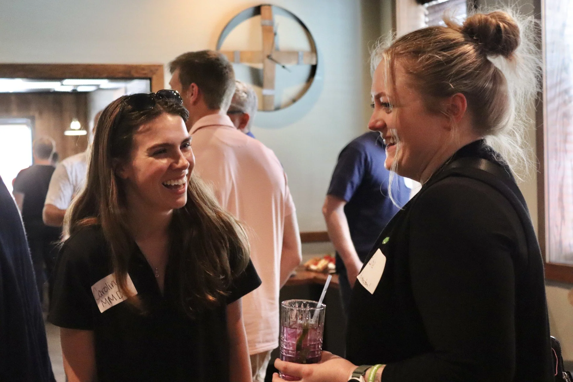 Mt. Pleasant Area Chamber of Commerce event attendees.