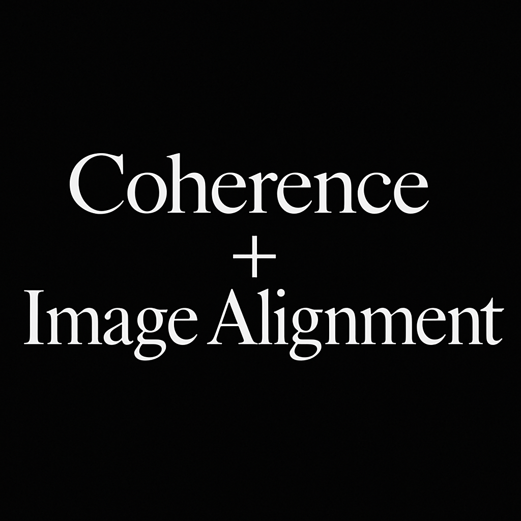 Coherence + Image Alignment