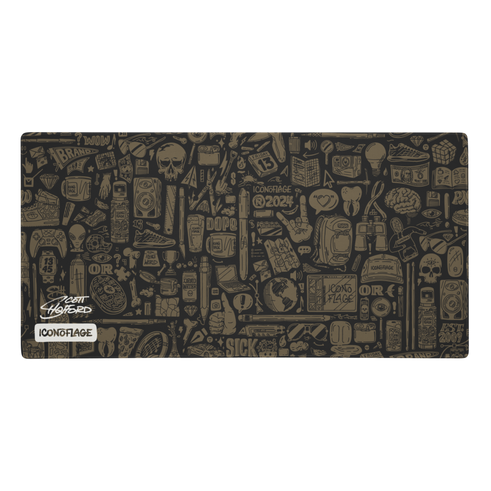 Iconoflage Gaming Mouse Pad