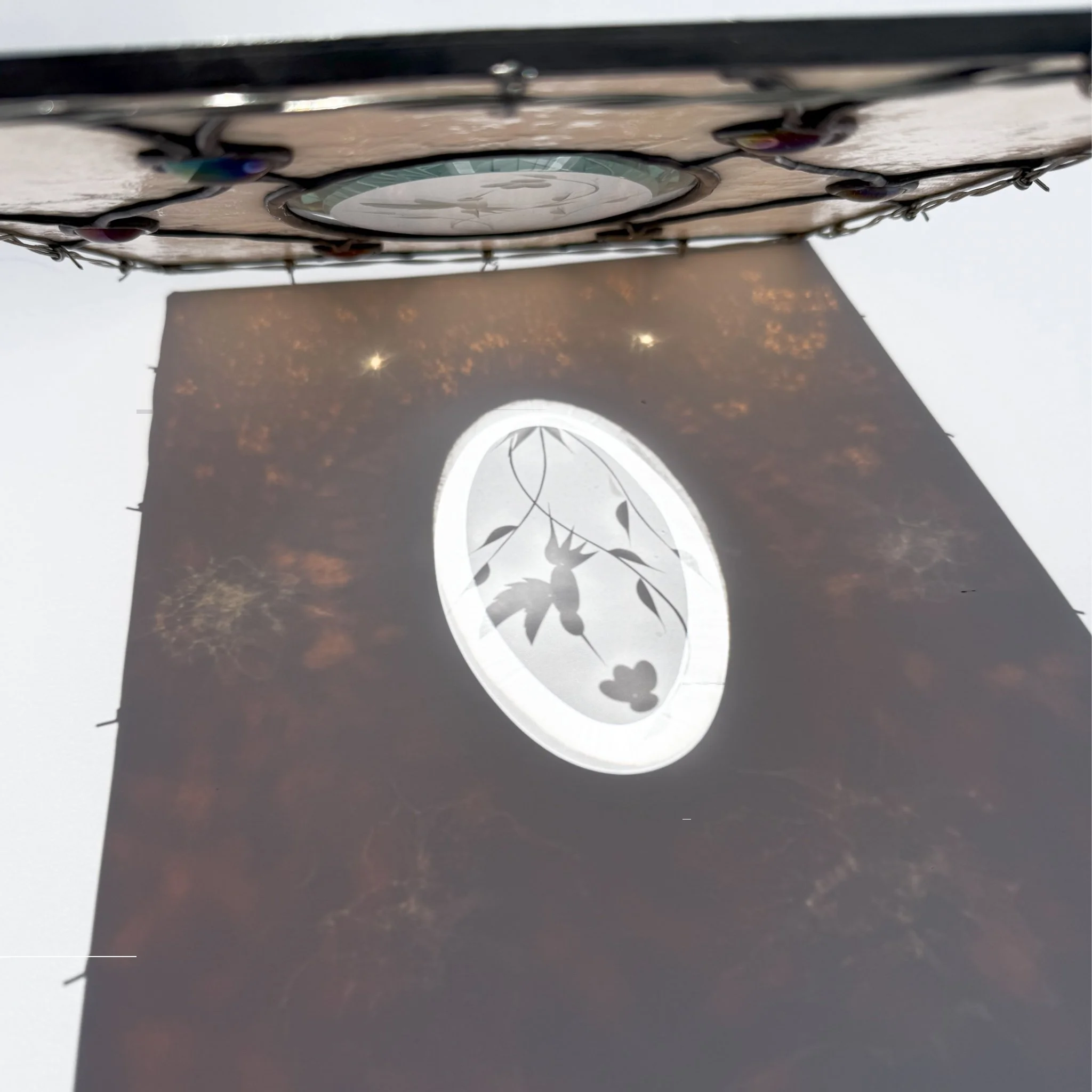 Lace Humming Bird Stained Glass. refraction.jpg