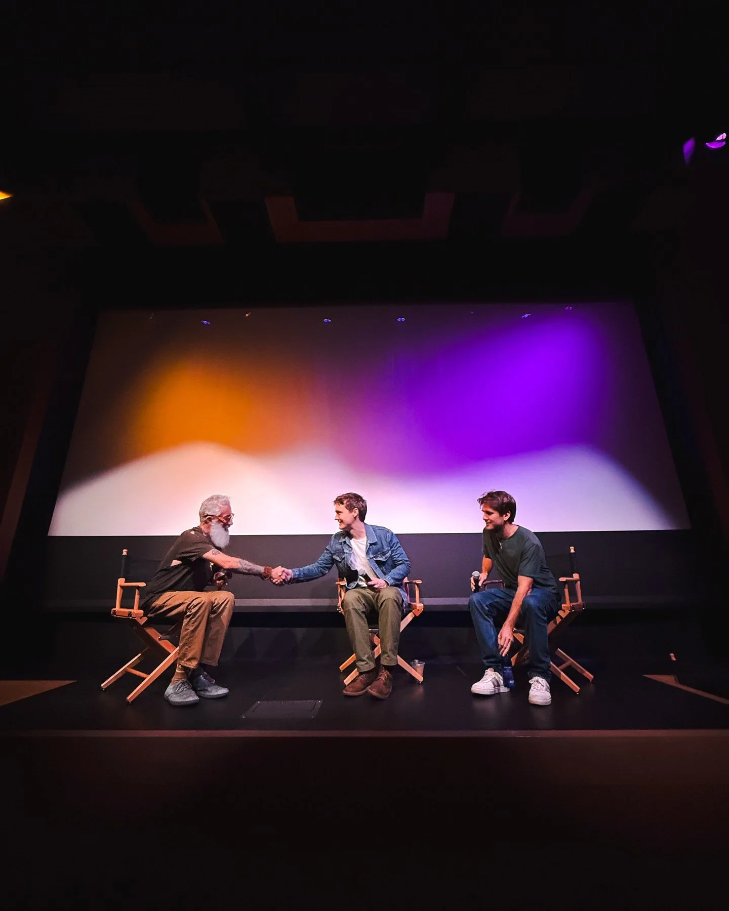 An amazing night at @ojaiplayhouse. Thanks to @loveistheauthor for leading this Q&amp;A with @hunterdoohan &amp; @spencerking and to everyone who came out in support.