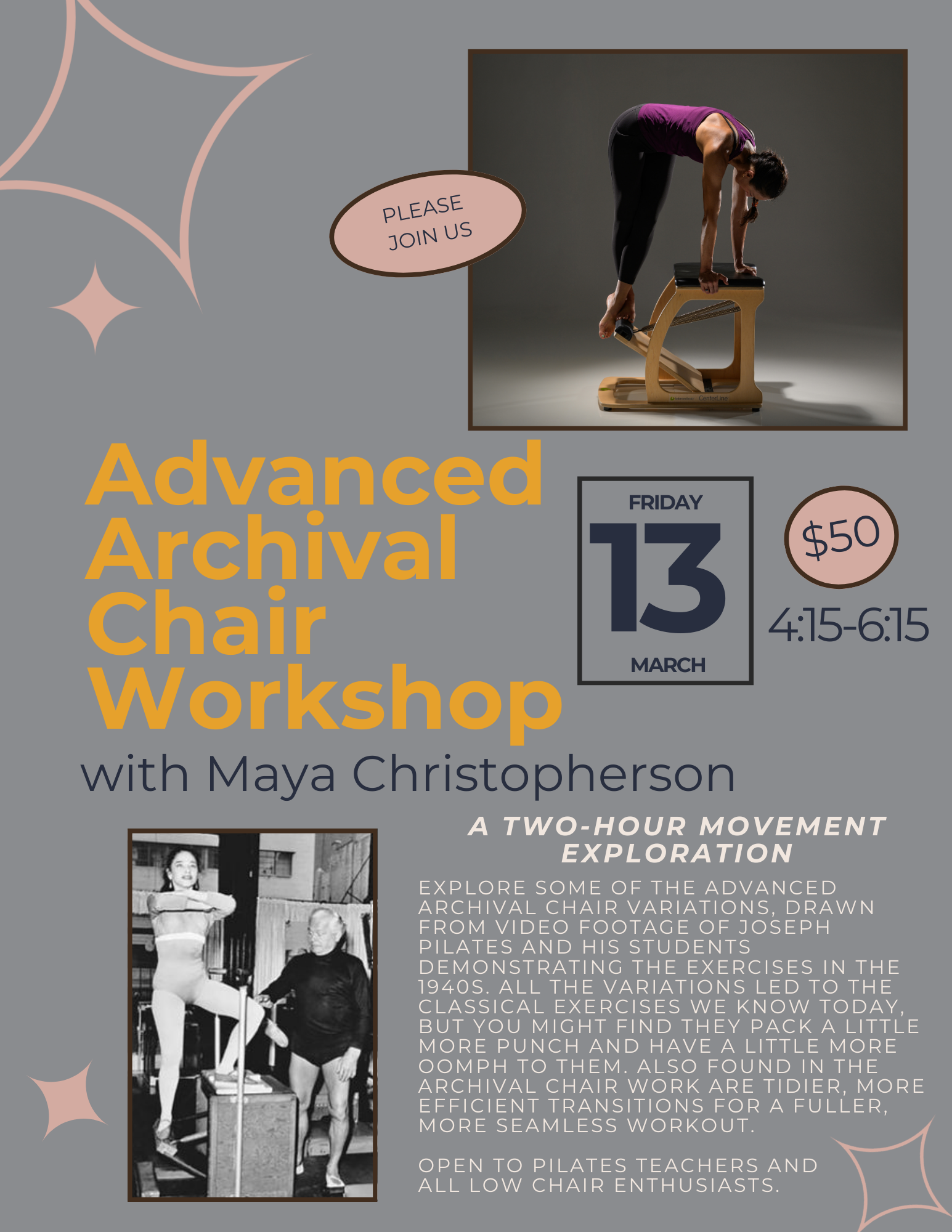 Advanced Archival Chair Workshop