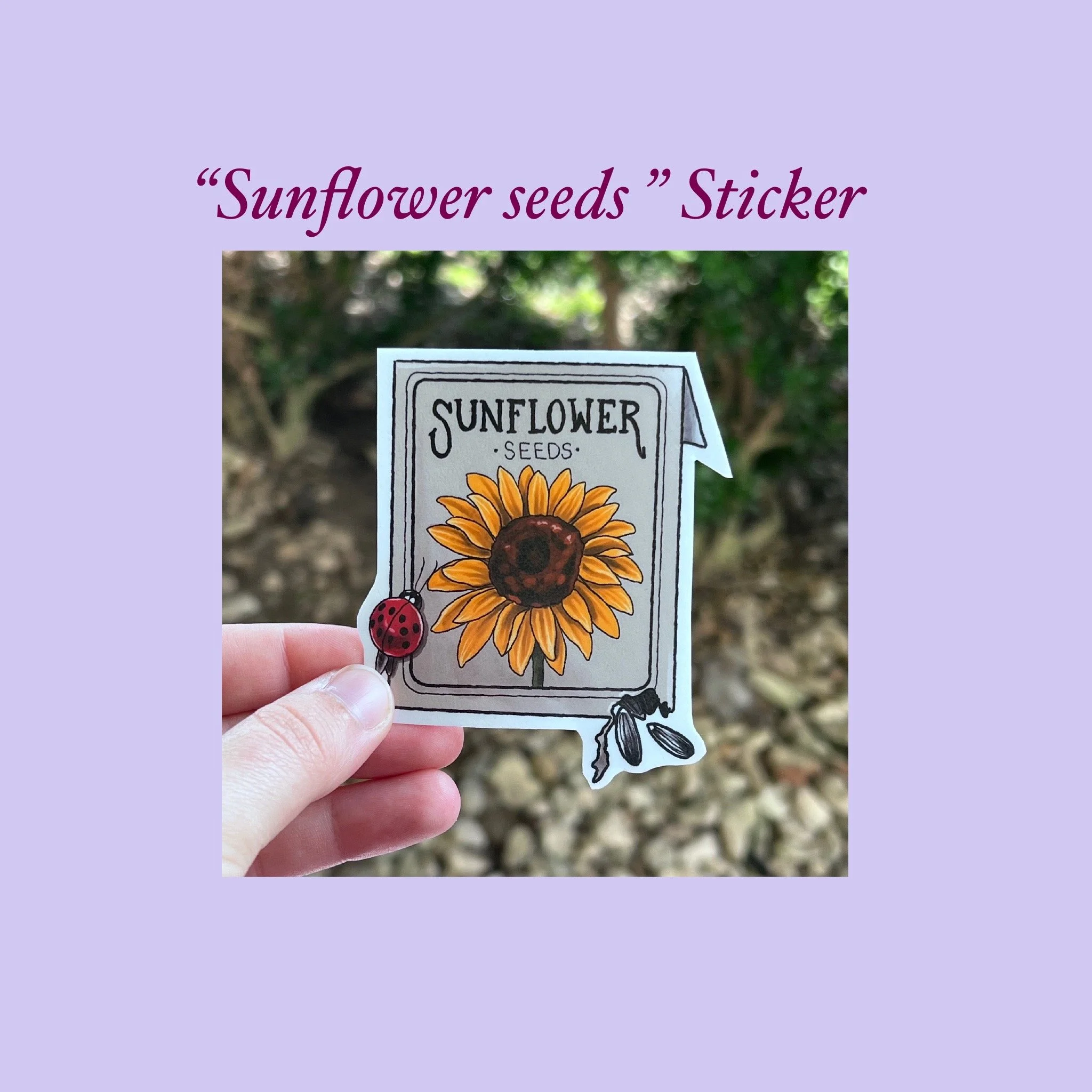 "Sunflower seeds" Sticker