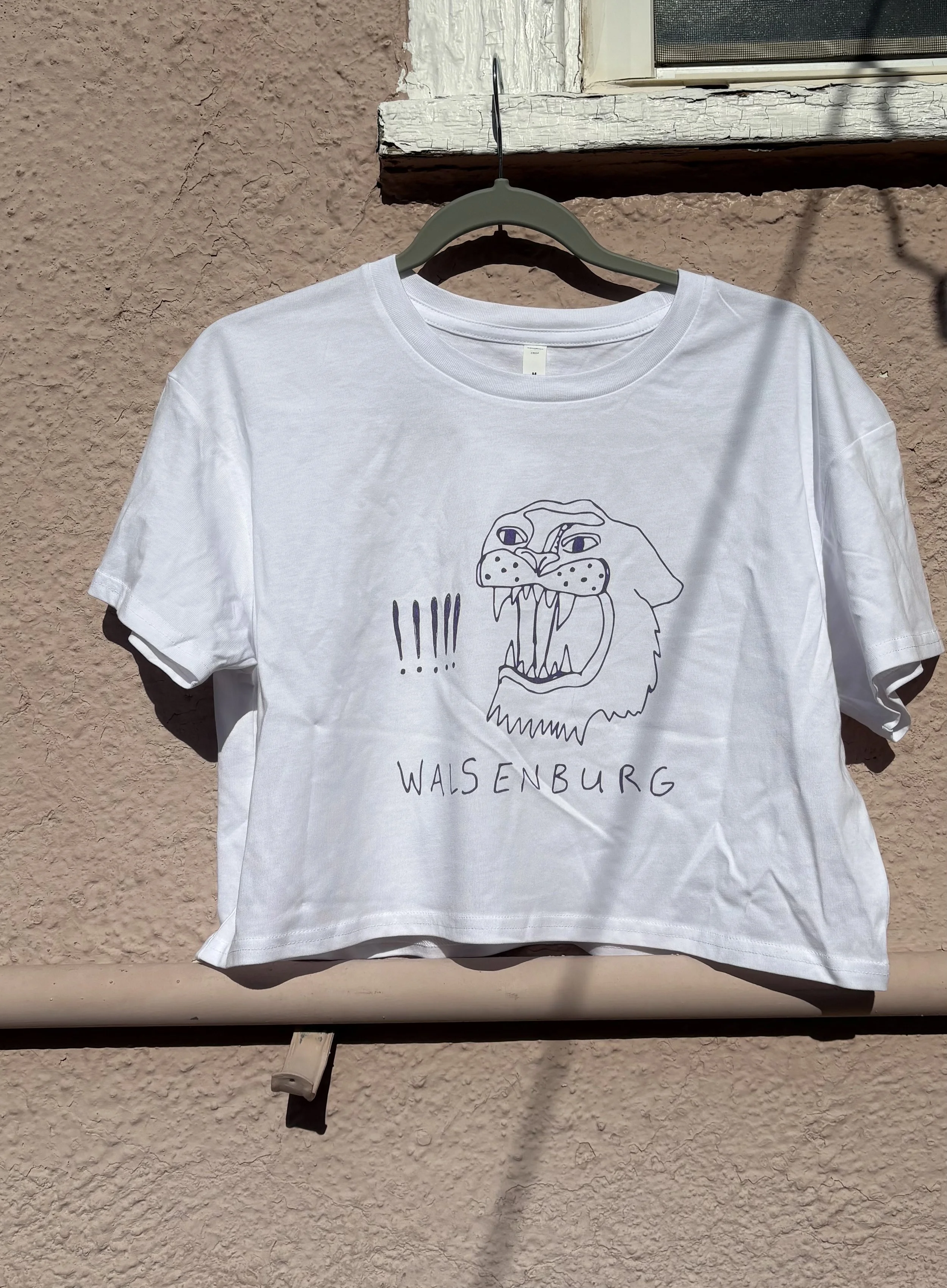 Walsenburg Panther Head crop top