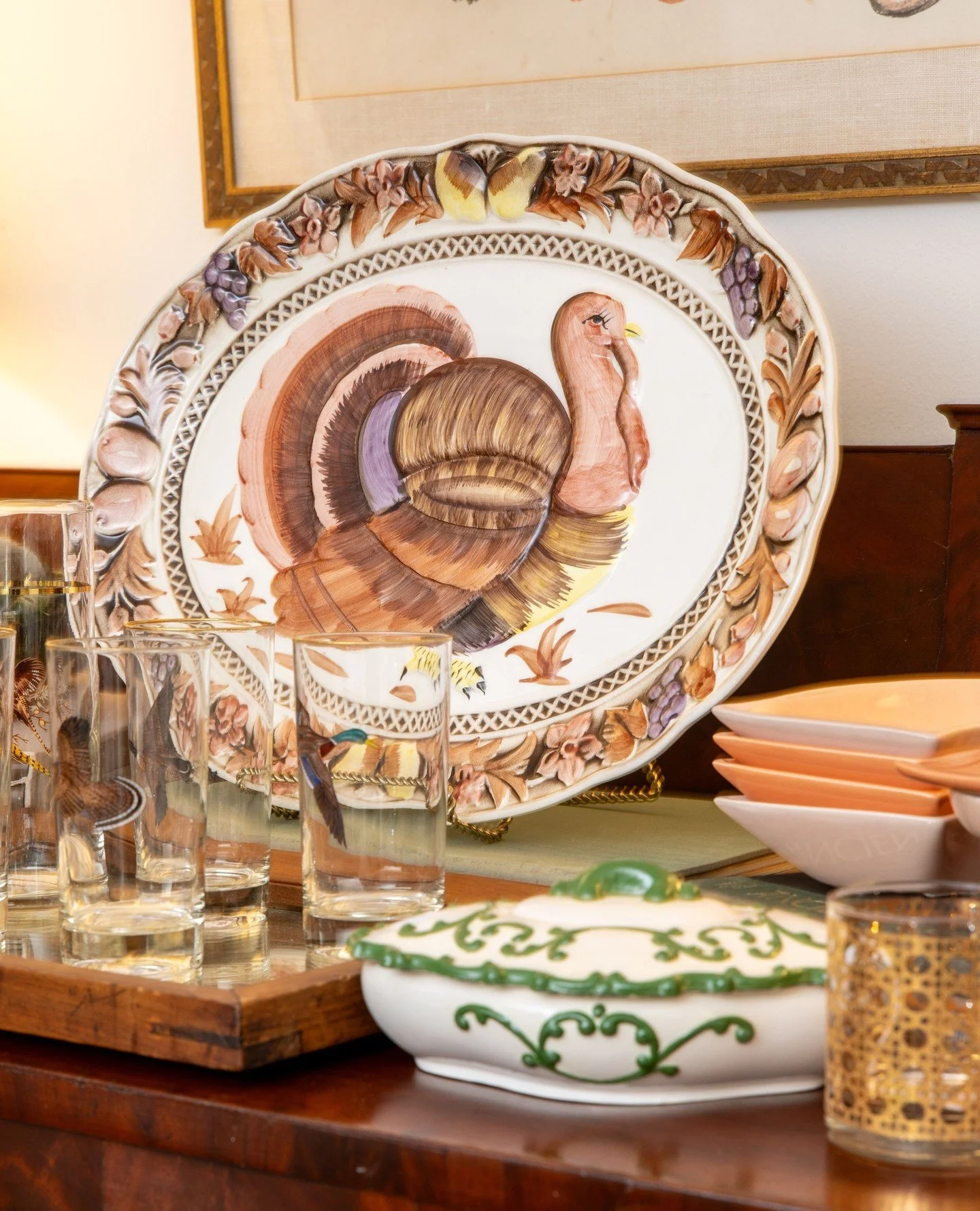 Happy Thanksgiving, friends.⁠
Grateful for every visit, every vintage convo, and every person who chooses secondhand over fast d&eacute;cor.⁠
⁠
We&rsquo;re closed today, but open all weekend with fresh finds hitting the floor.⁠
Enjoy the day &mdash; 