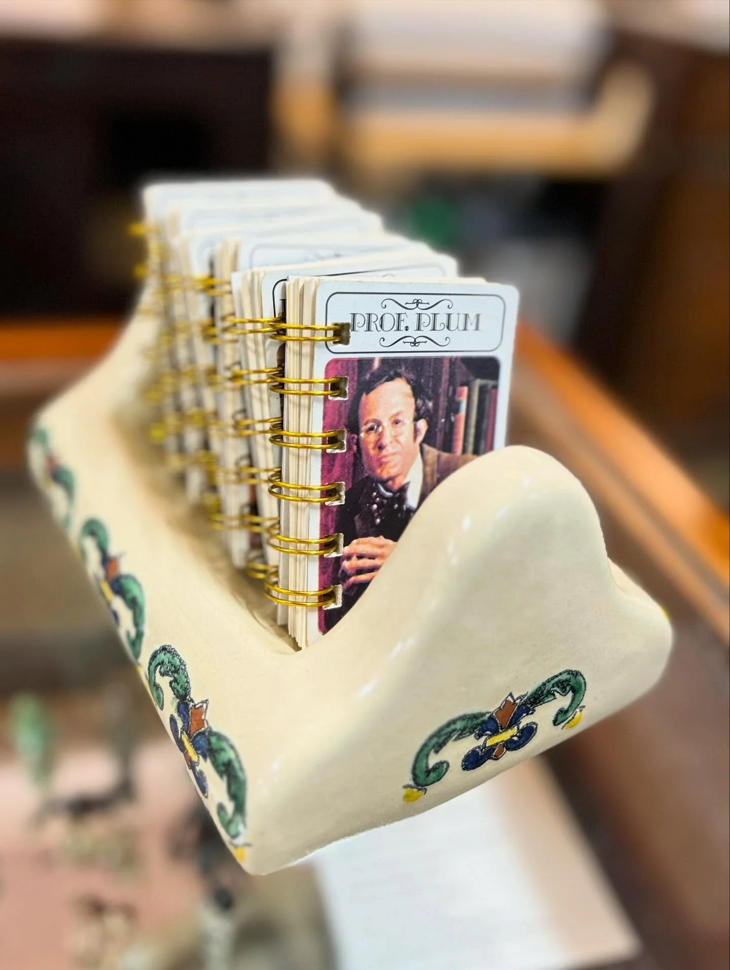 Cutest little Clue pocket notebooks in the shop. Find out who did what and where between the blank pages, perfect for scribbling notes, measurements and ideas 💡