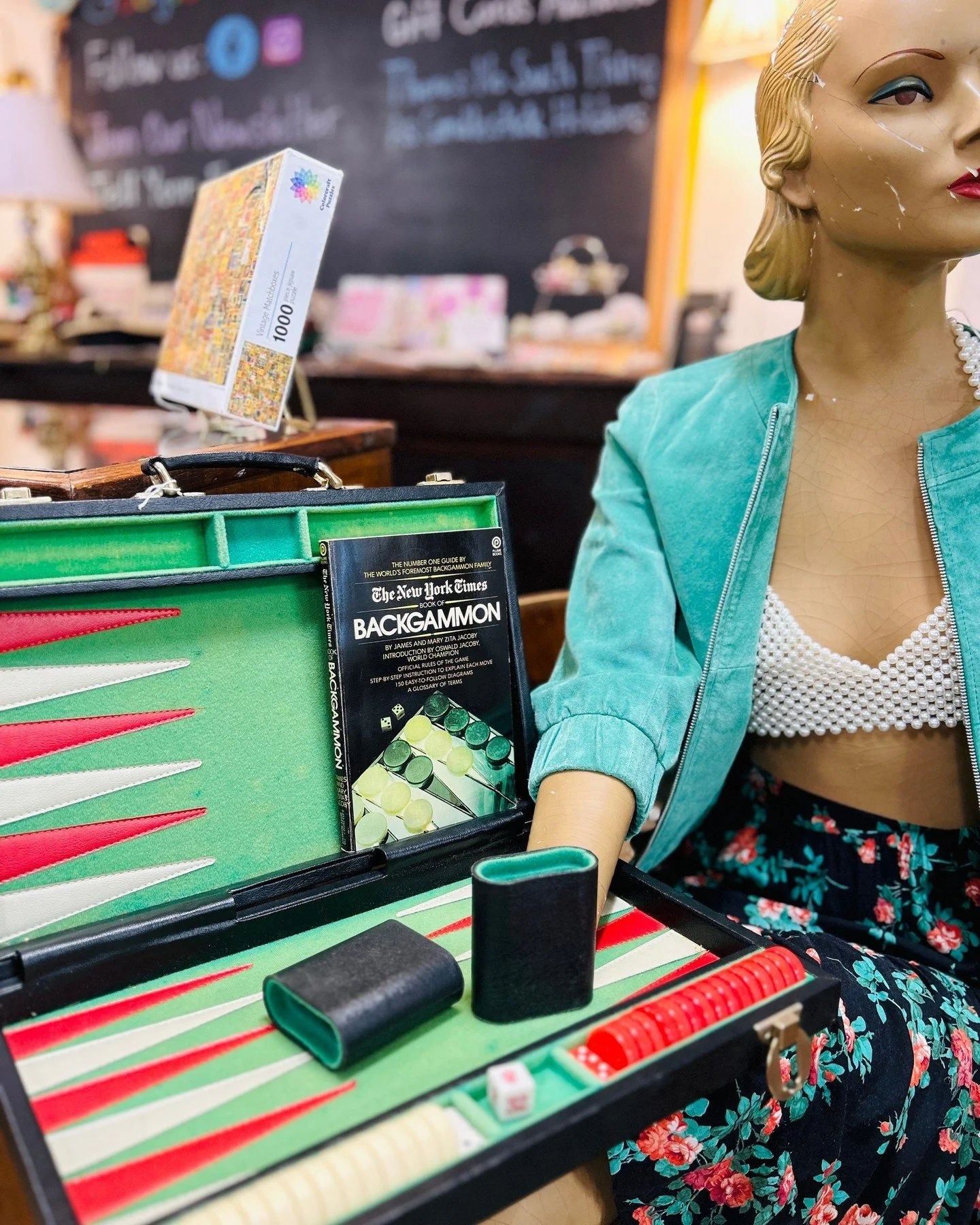 Viv's Pick: Backgammon⁠
I play to win, but I welcome a challenge. Read the book, sharpen your skills, and let's see what you've got.⁠
-Viv 💋