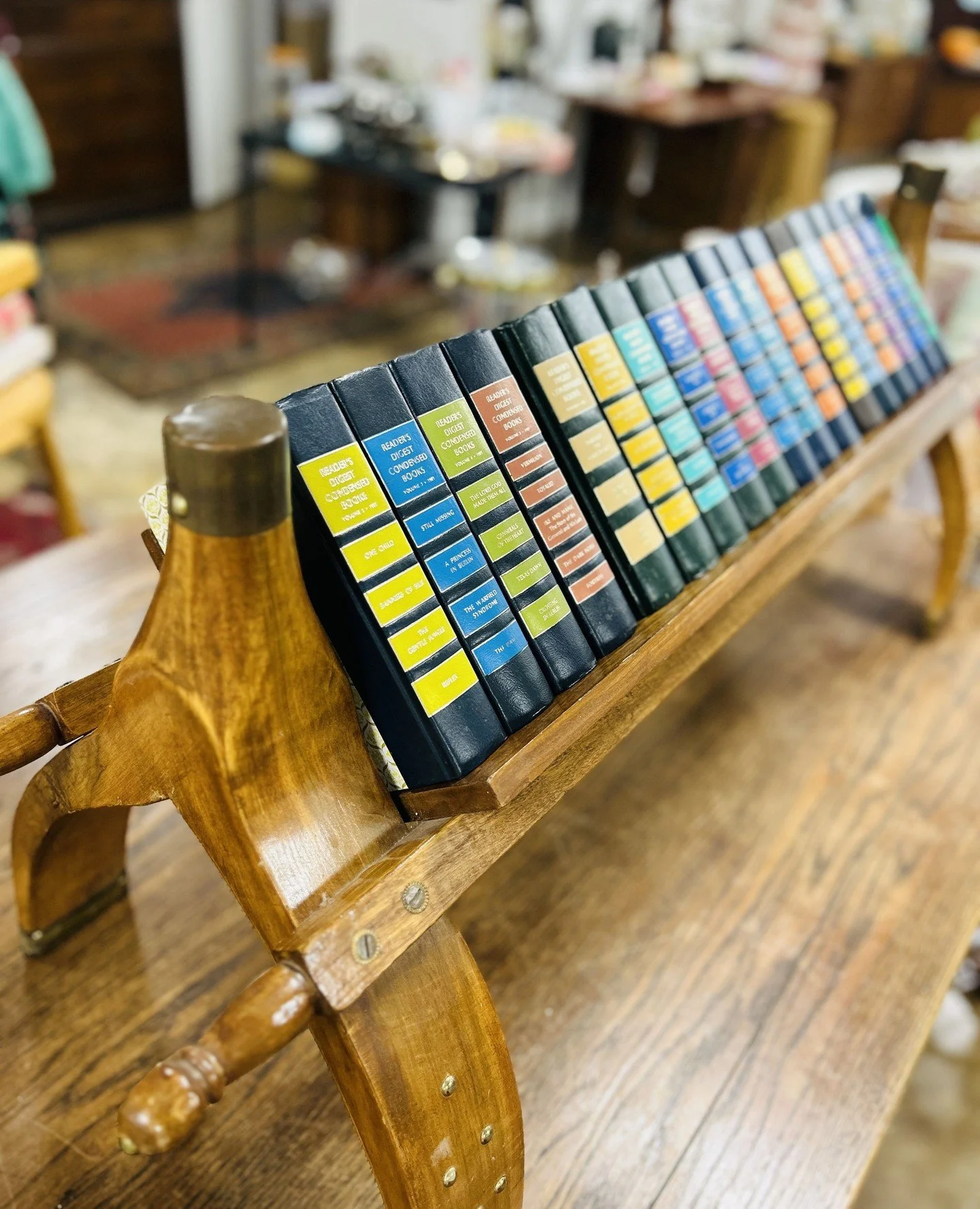 Look, Vivian doesn't usually do indecision. But this piece? She's allowing it.⁠
Is it a magazine rack? A bookstand? A conversation piece meant to make your guests feel slightly underdressed?⁠
Yes.⁠
She's currently insisting it be styled with books, s