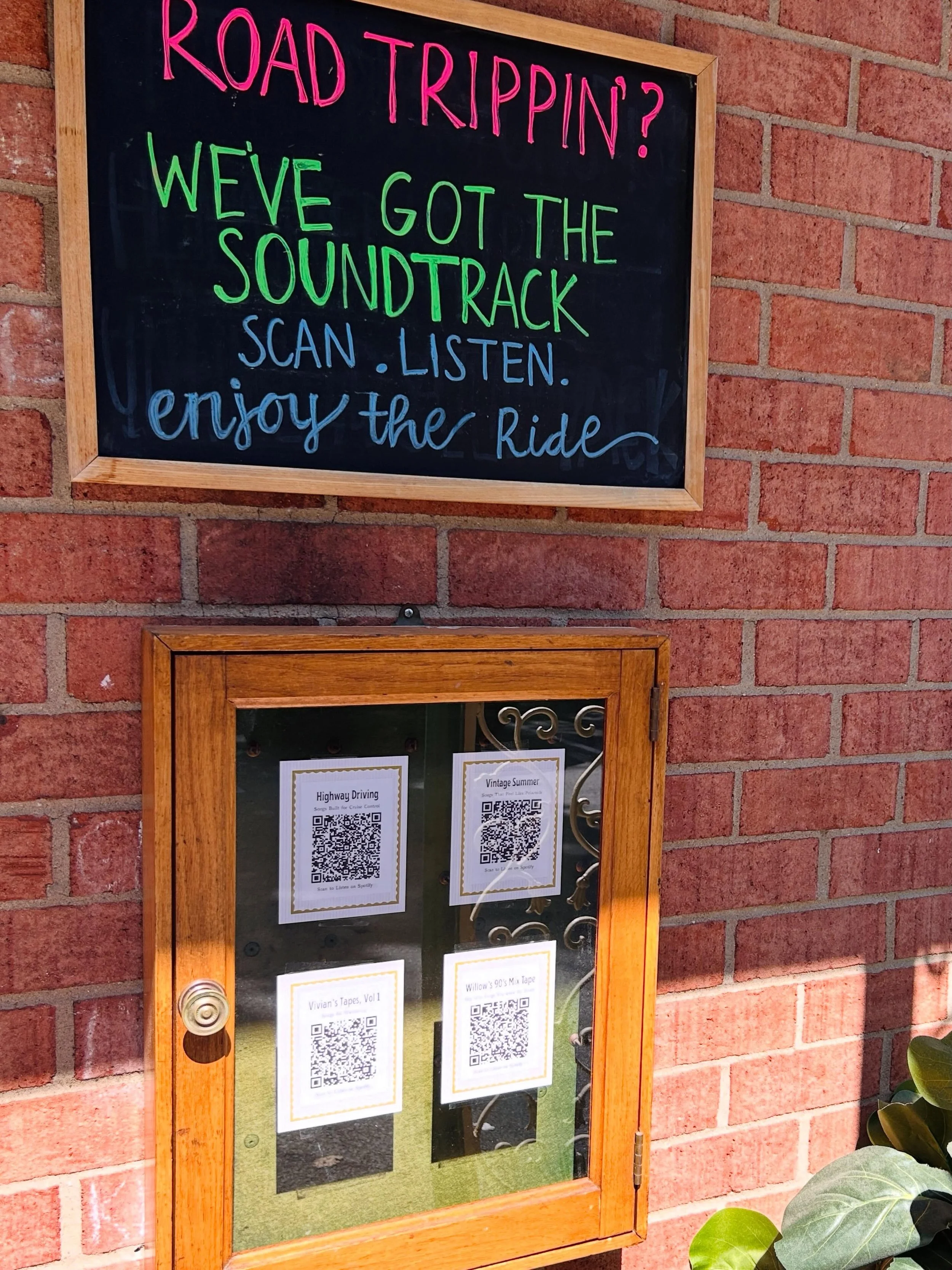 Our community box is set for June. Swing by and scan the QR codes for Urban Redeux&rsquo;s Spotify playlists to get you going this summer. From sleepy porch vibes to throw back 90&rsquo;s hip hop, we hope you belt out some classics and maybe discover
