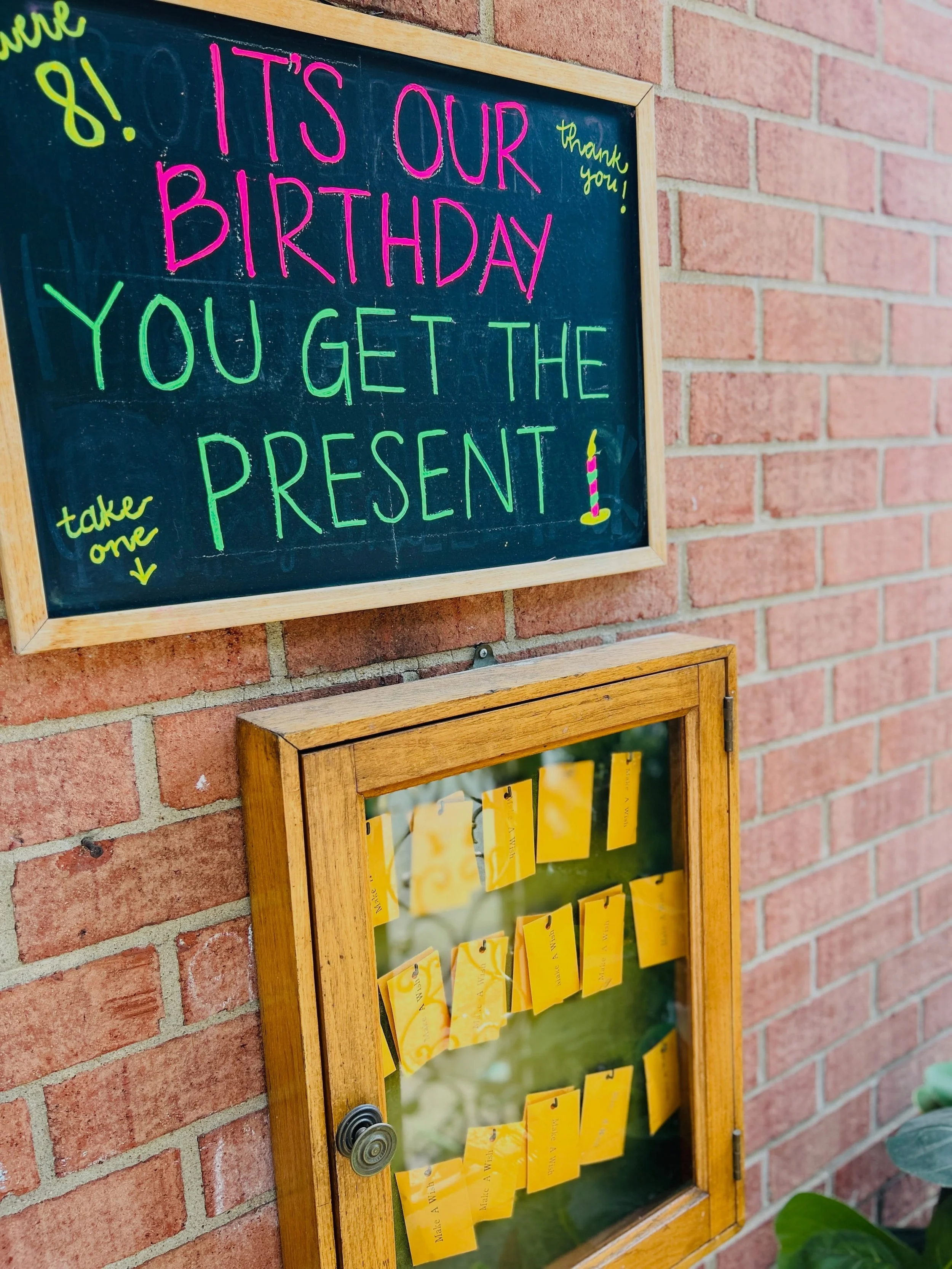 September&rsquo;s Little Free Box is ready. 🎂

And since it&rsquo;s our birthday month, this one felt pretty obvious.

Inside each little envelope is a birthday candle&mdash;take one, light it, and make a wish. ✨

It&rsquo;s our birthday. You get th