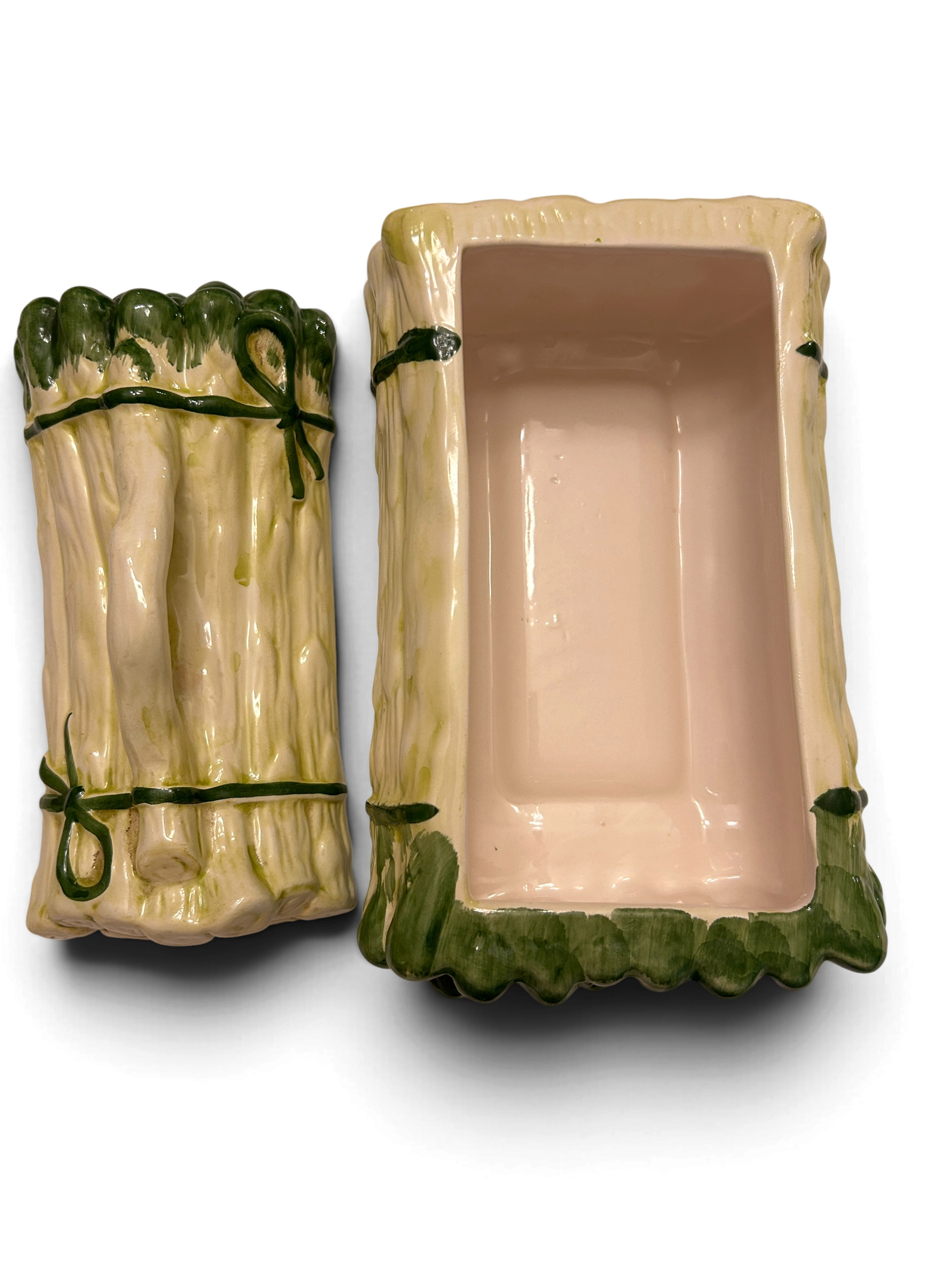 vintage-portuguese-majolica-asparagus-serving-dish-lid-detail.PNG