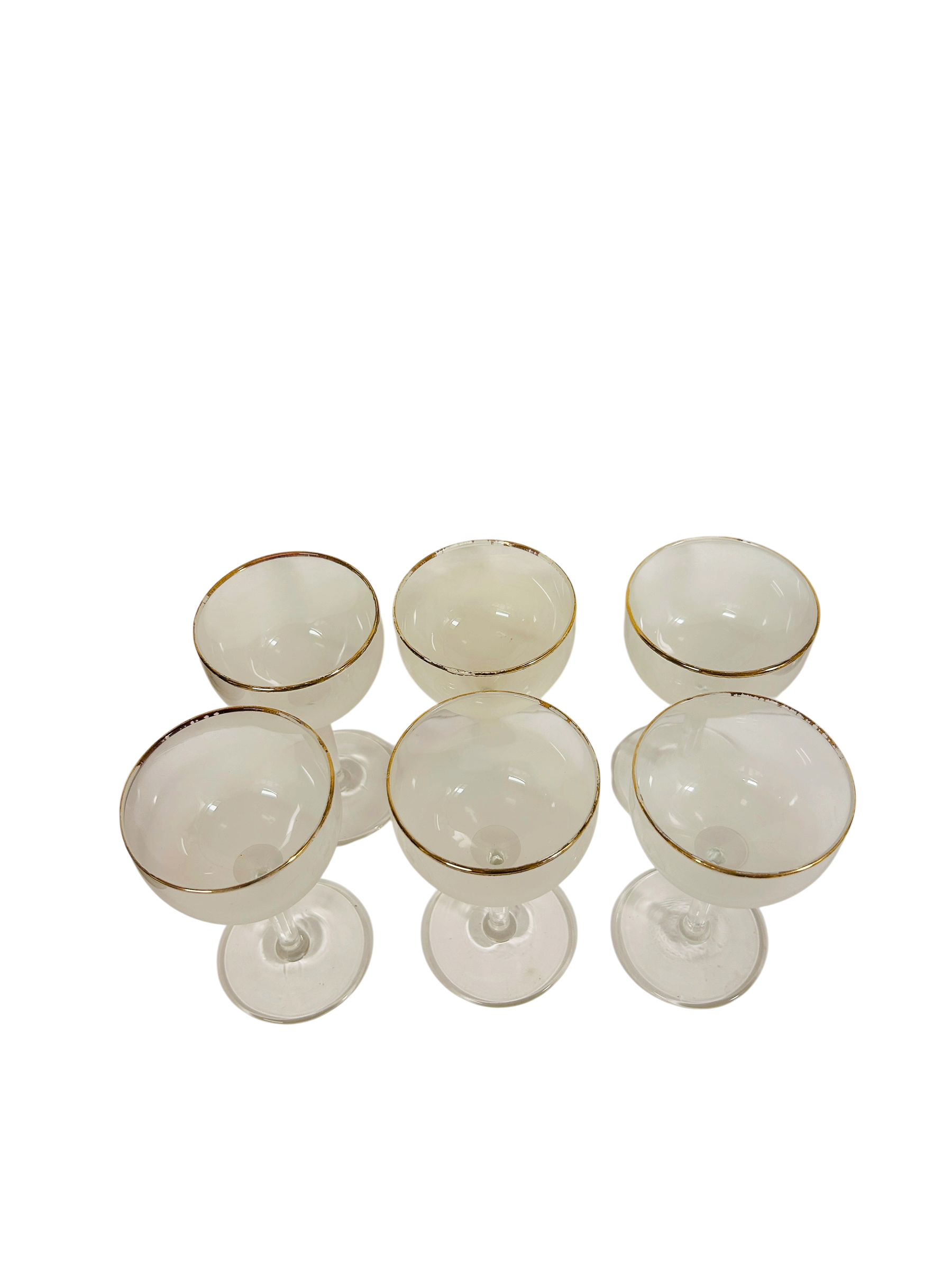 Frosted Cocktail Glasses with Gold Rim.PNG