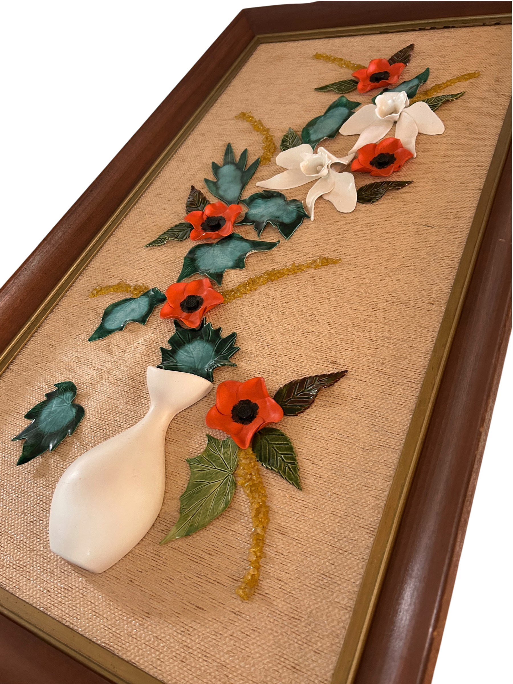 vintage-framed-floral-art-orange-white-flowers.PNG