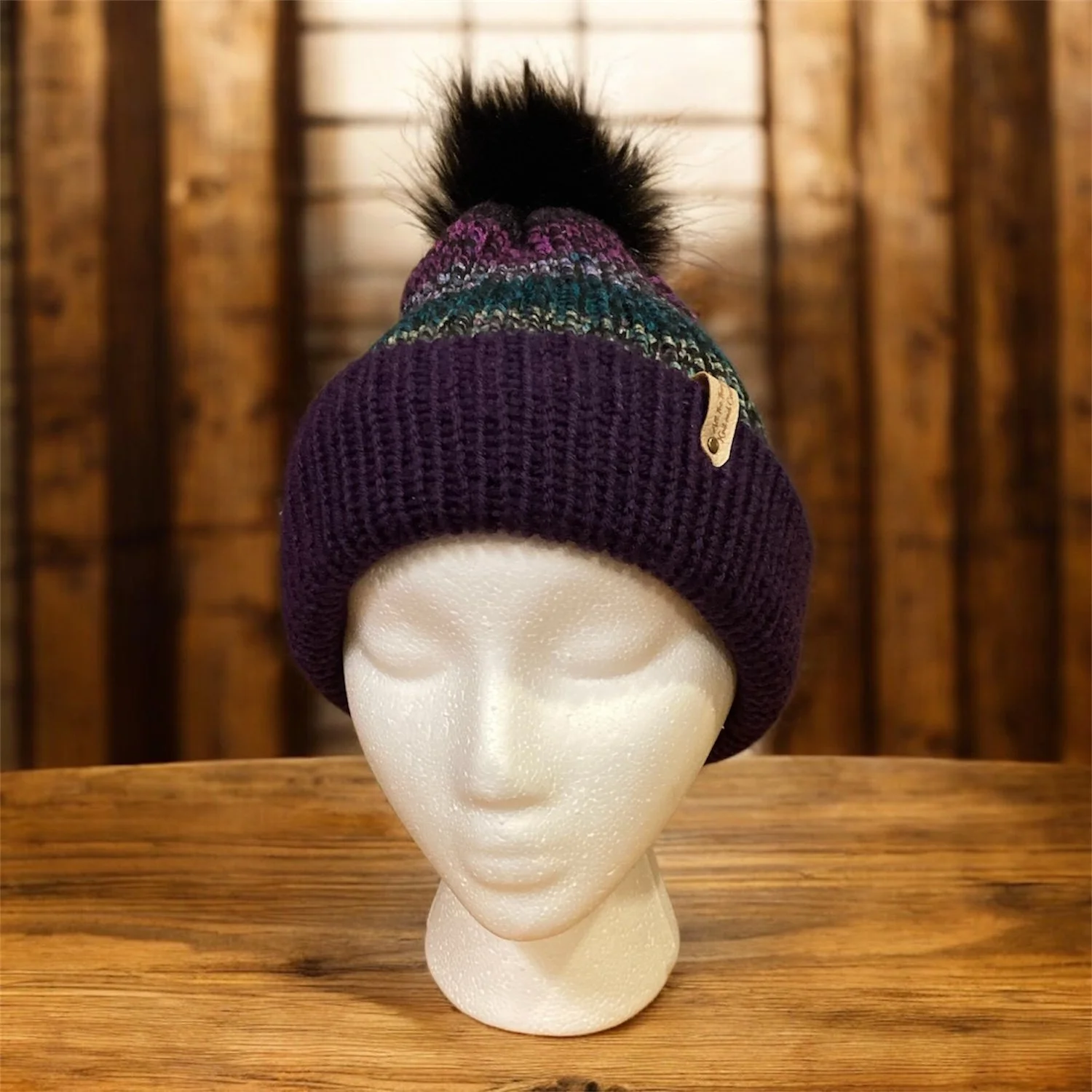 Kid’s Knit Hats with Removable Pom Pom- Multiple colors