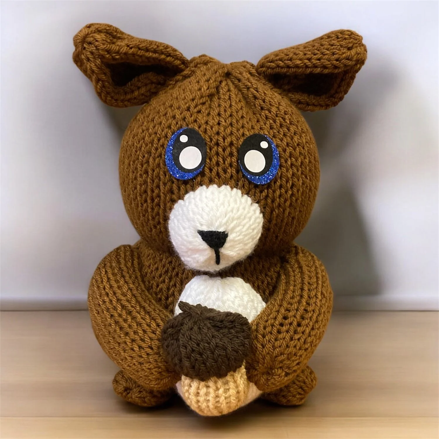 Handmade Knit Squirrel