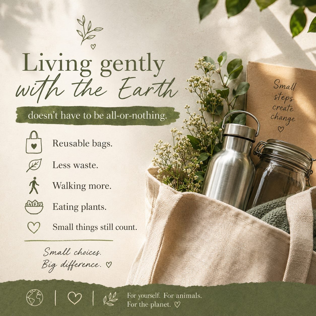 Blog Short:  Living Gently with the Earth