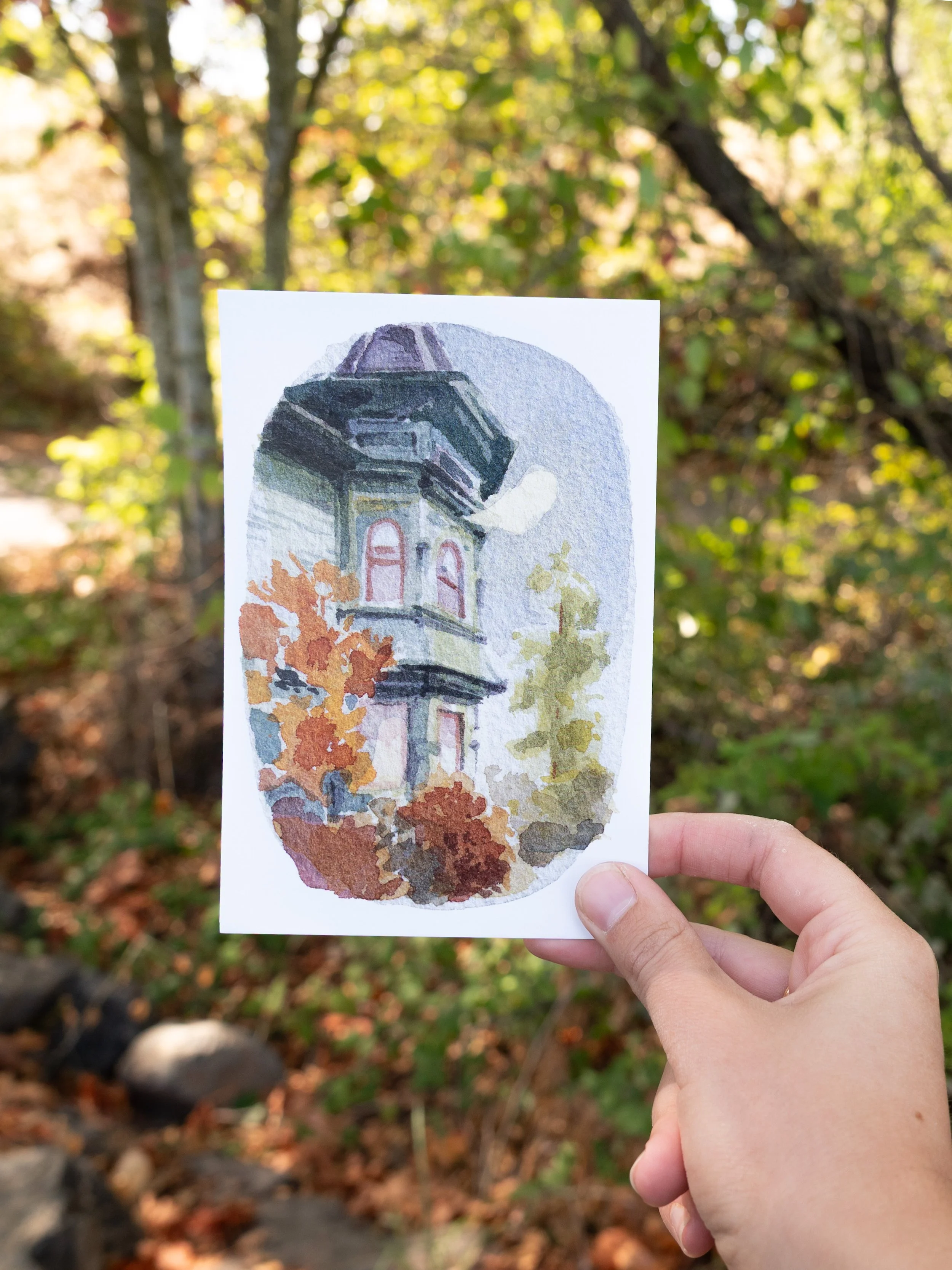 Ghostly PNW - Shelton McMurphy Johnson House Postcard