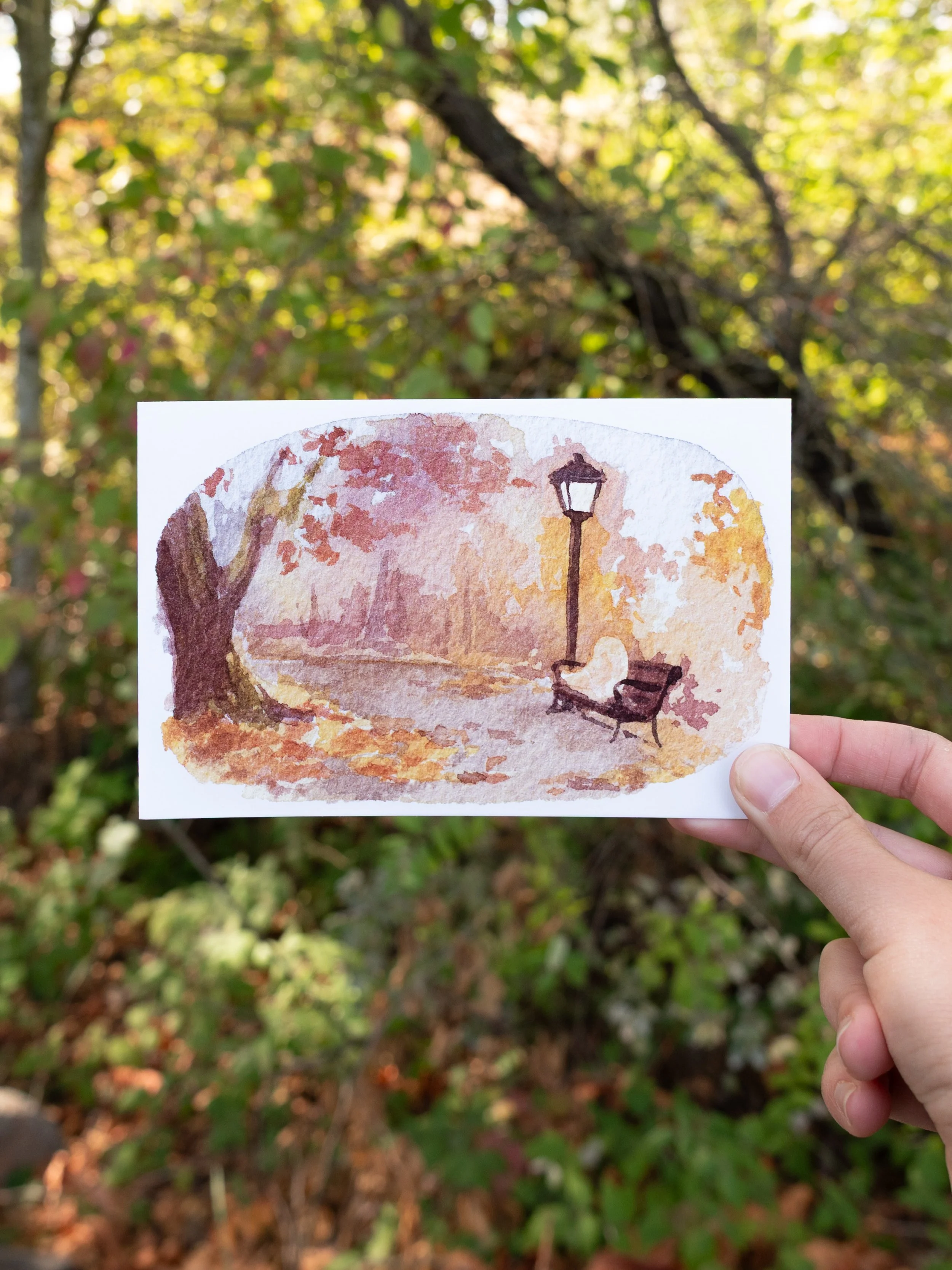 Ghostly PNW - Maurie Jacob's Park Postcard