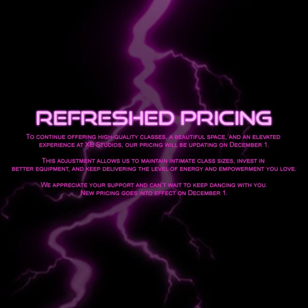 We are overjoyed with all of the support from our Beauty community! 🌸 Because of you, we now have a safe space to call our dance home! 

As our studio continues to grow, we aim to keep leveling up your XB experience. To maintain the quality, comfort