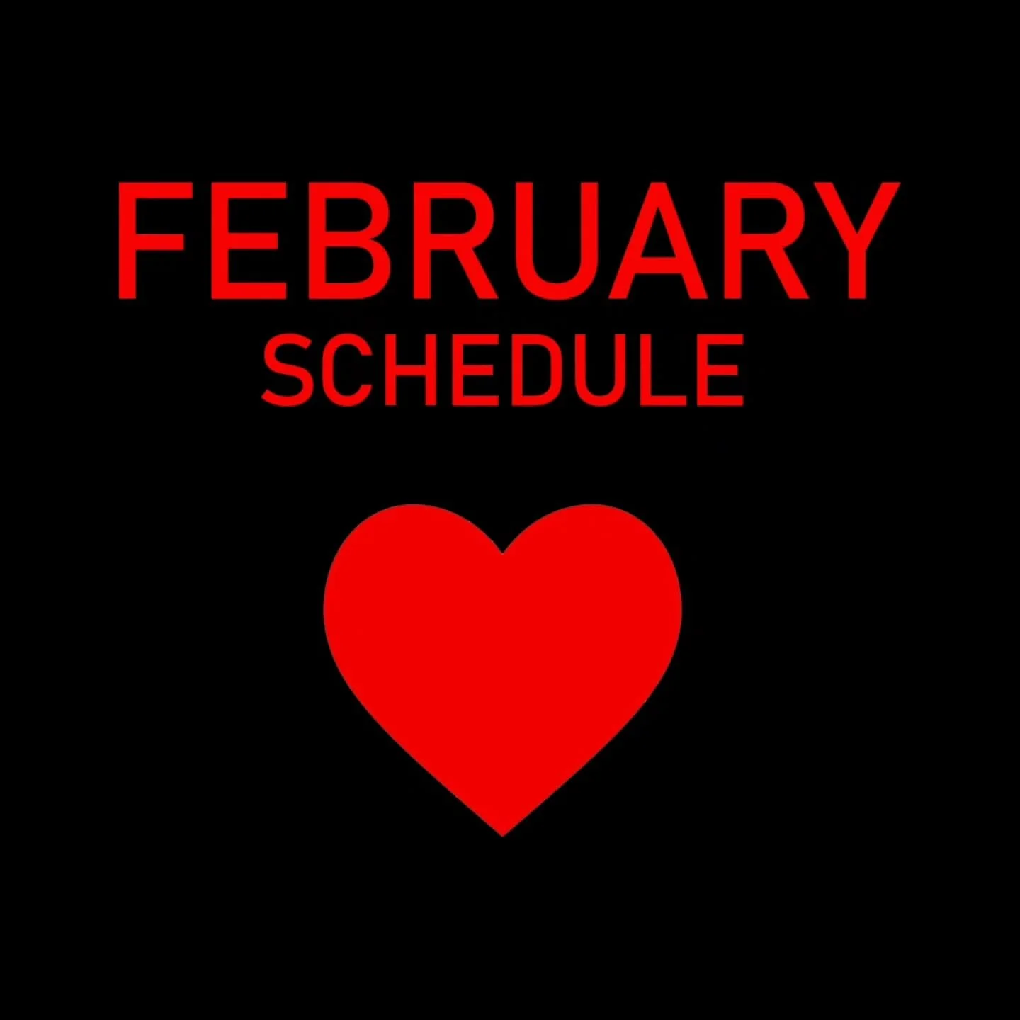 Schedule updates! 

See you soon Beauties! 💕

RSVP @ theXBstudios.com