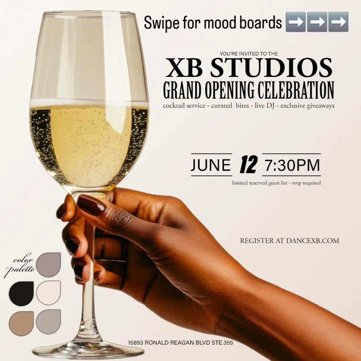 Celebrating the XB vision, the supporters, the Beauties, and the growing community that makes XB Studios more than just dance.✨️

📍XB Studios 15893 Ronald Reagan Blvd Ste 355
🎶 @dj.teeks will be taking over the night with vibes
🥂 cocktails provide