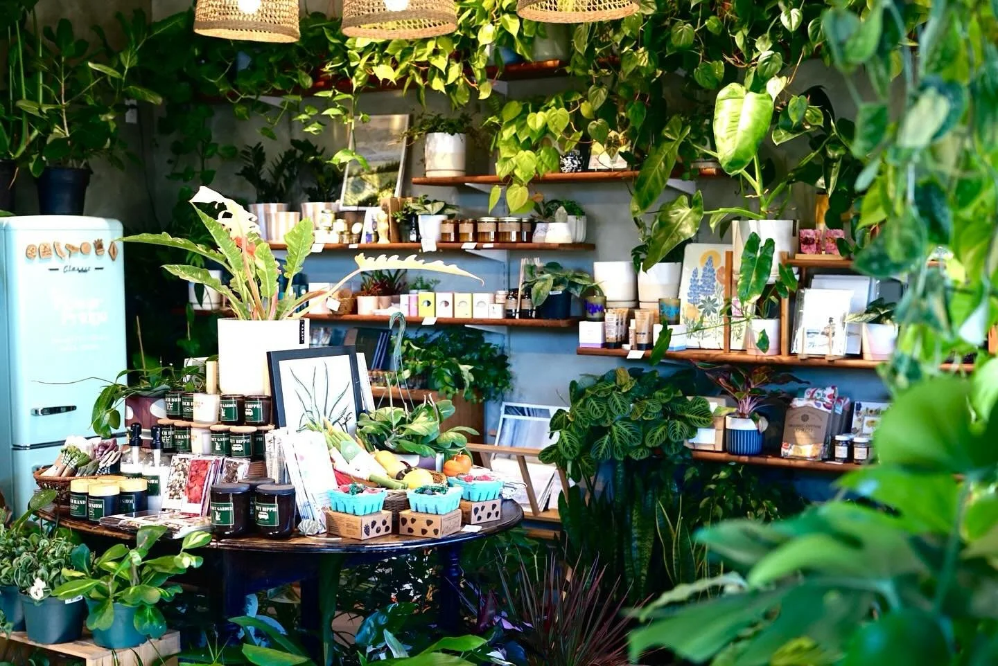 Full shop, full heart 💚 can&rsquo;t wait to see you this holiday season 🥰 here for all things small batch, handmade, and always inspired by plants.