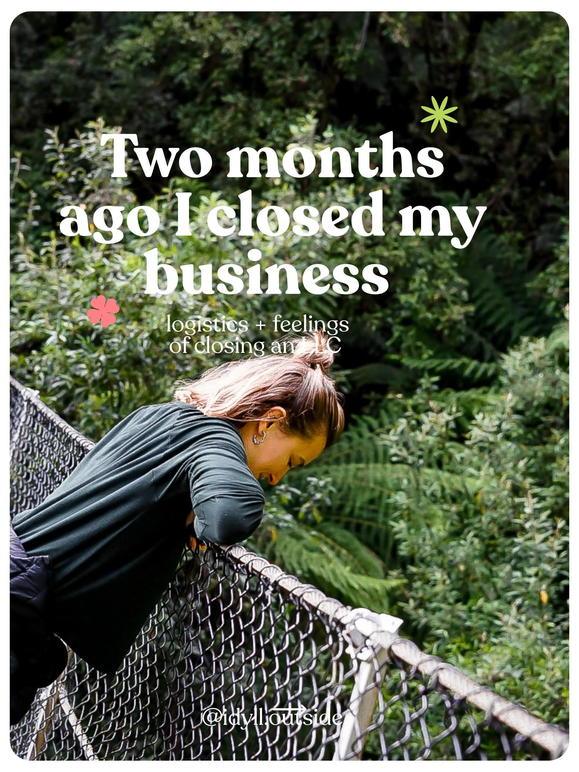 two months out from closing idyll and i finally have my head above water. i&rsquo;m really proud of everything i built and here are a couple things i wish i had known this sooner.

people say that running a business is &lsquo;hard&rsquo; but rarely e
