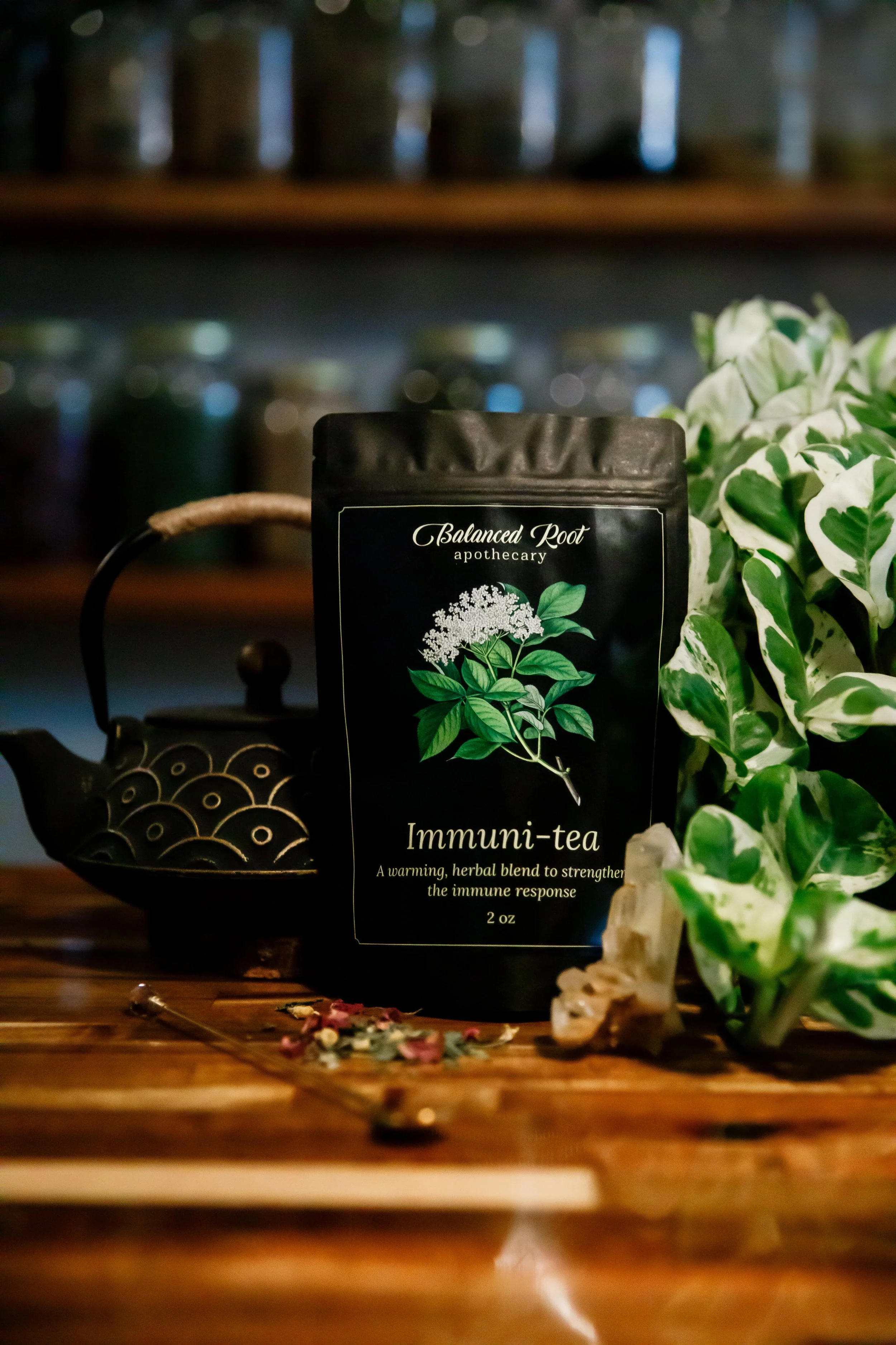 Immune supportive herbal tea blend for cold and flu season