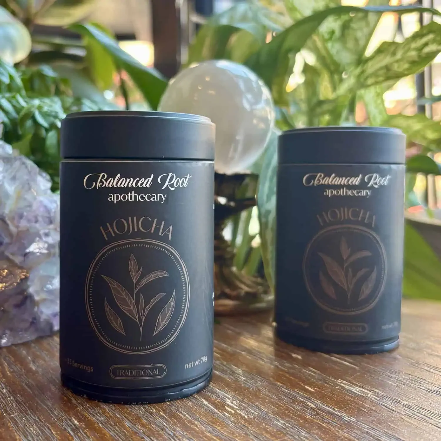 Ceremonial Hojicha Canisters