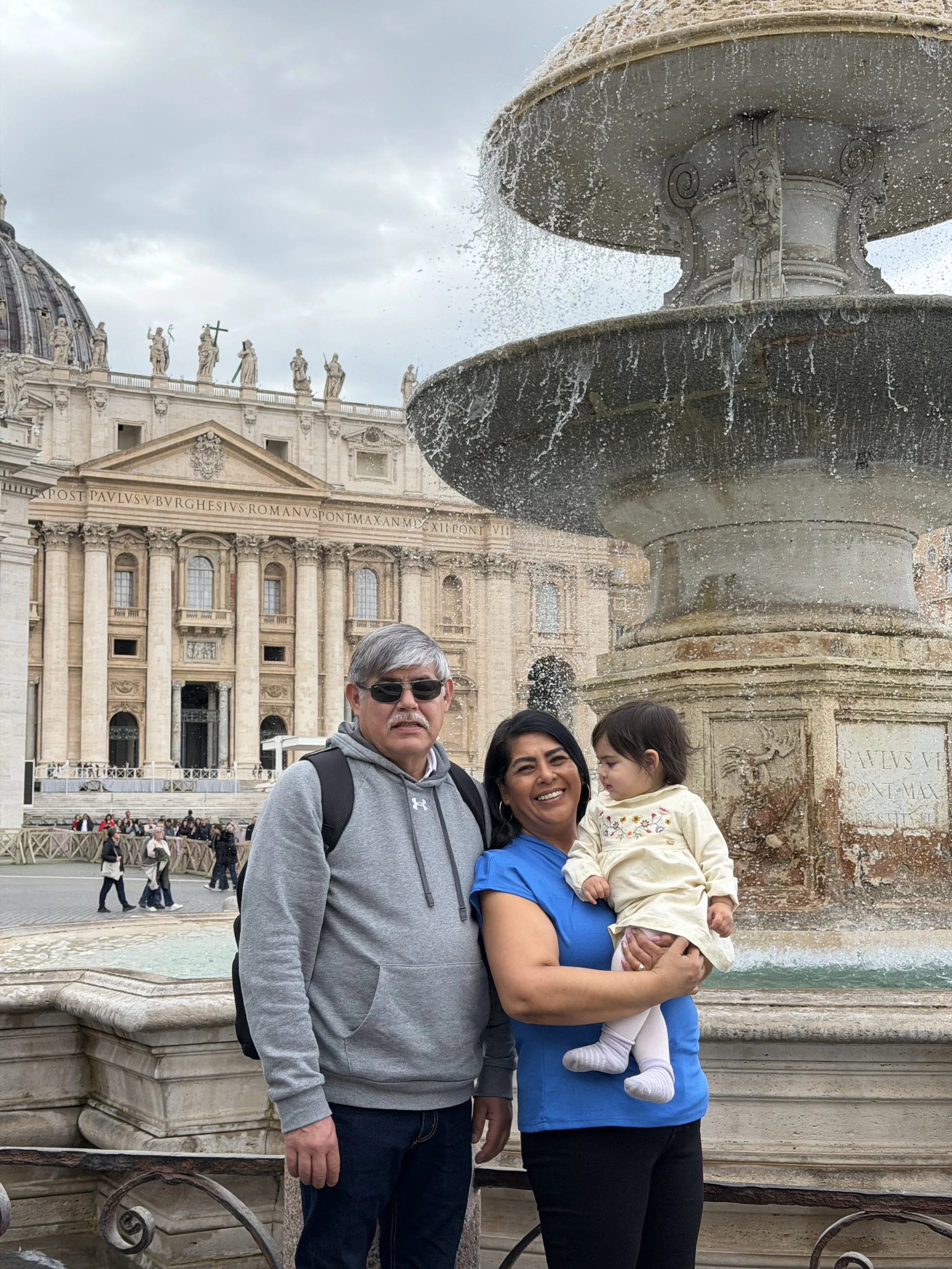 Rome - we brought the grandparents. 