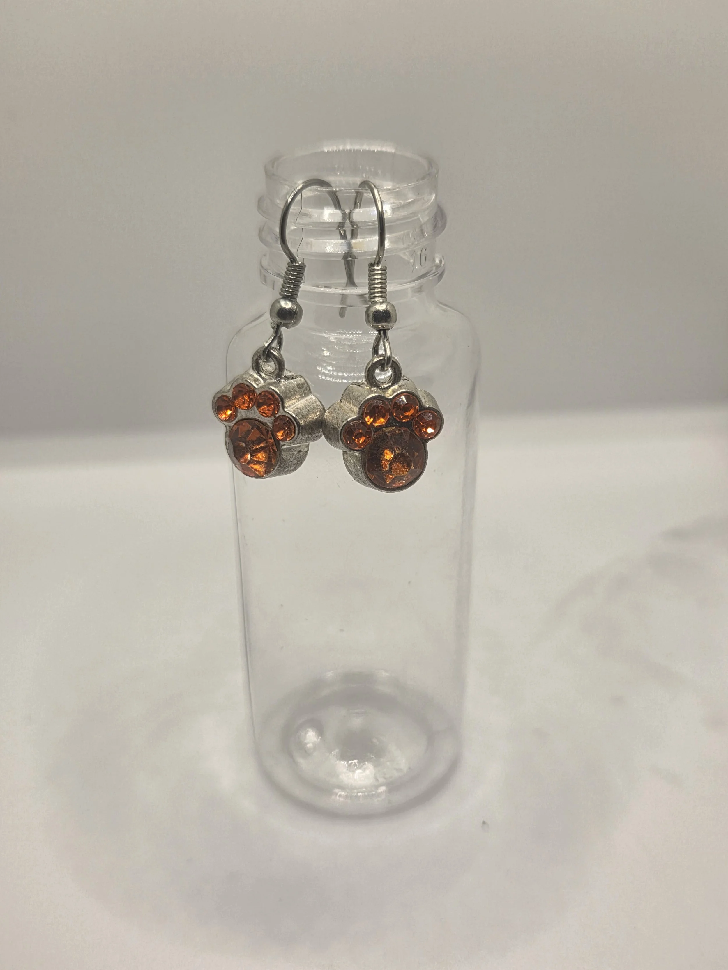 Sparkly Paw Earrings