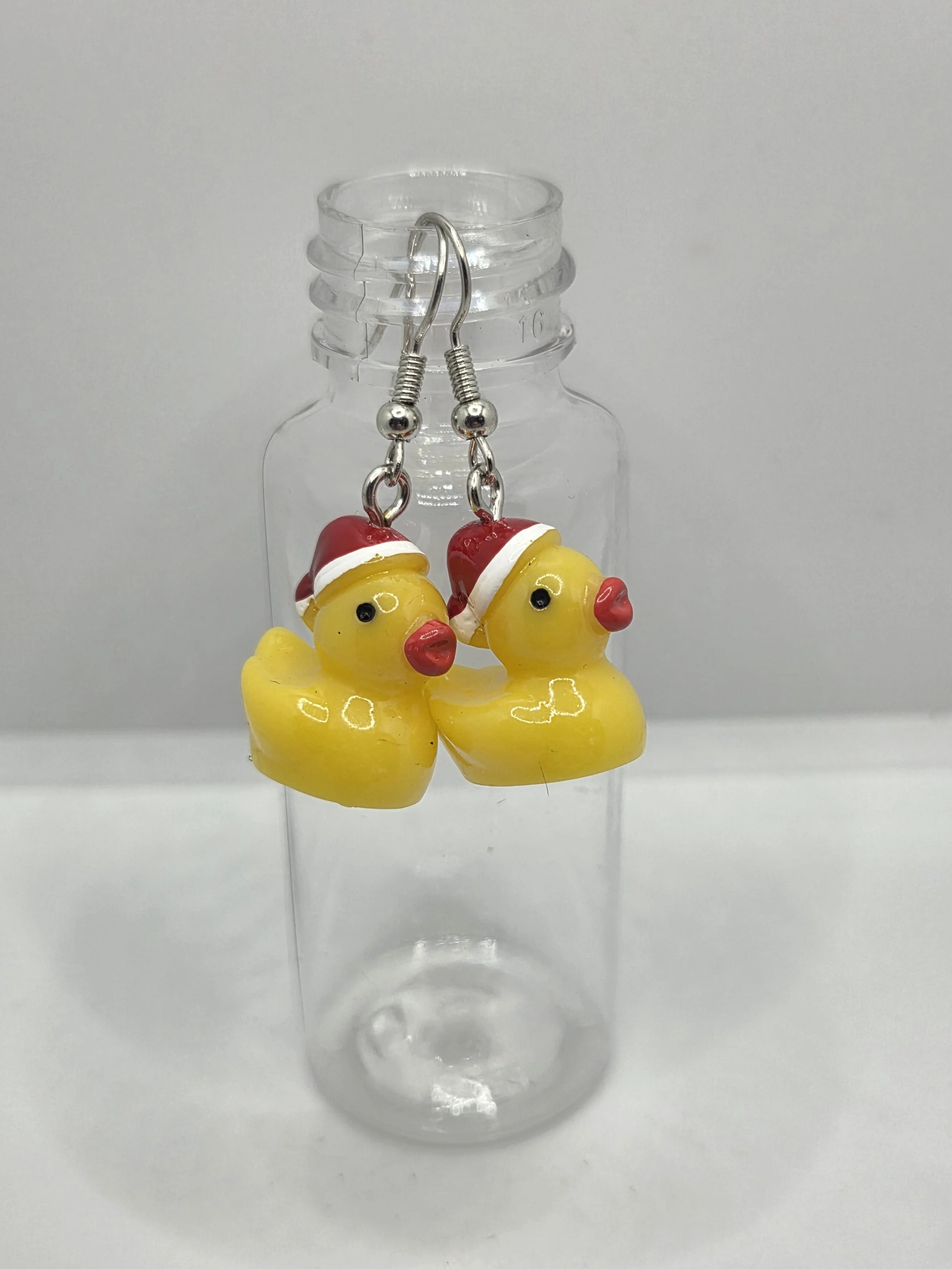 Christmas Duck Earrings