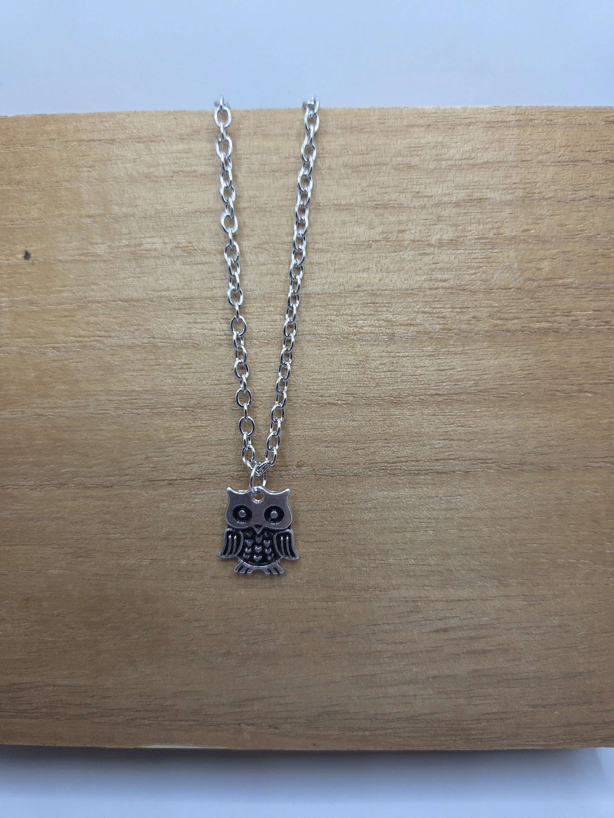 Owl Skeleton Necklace