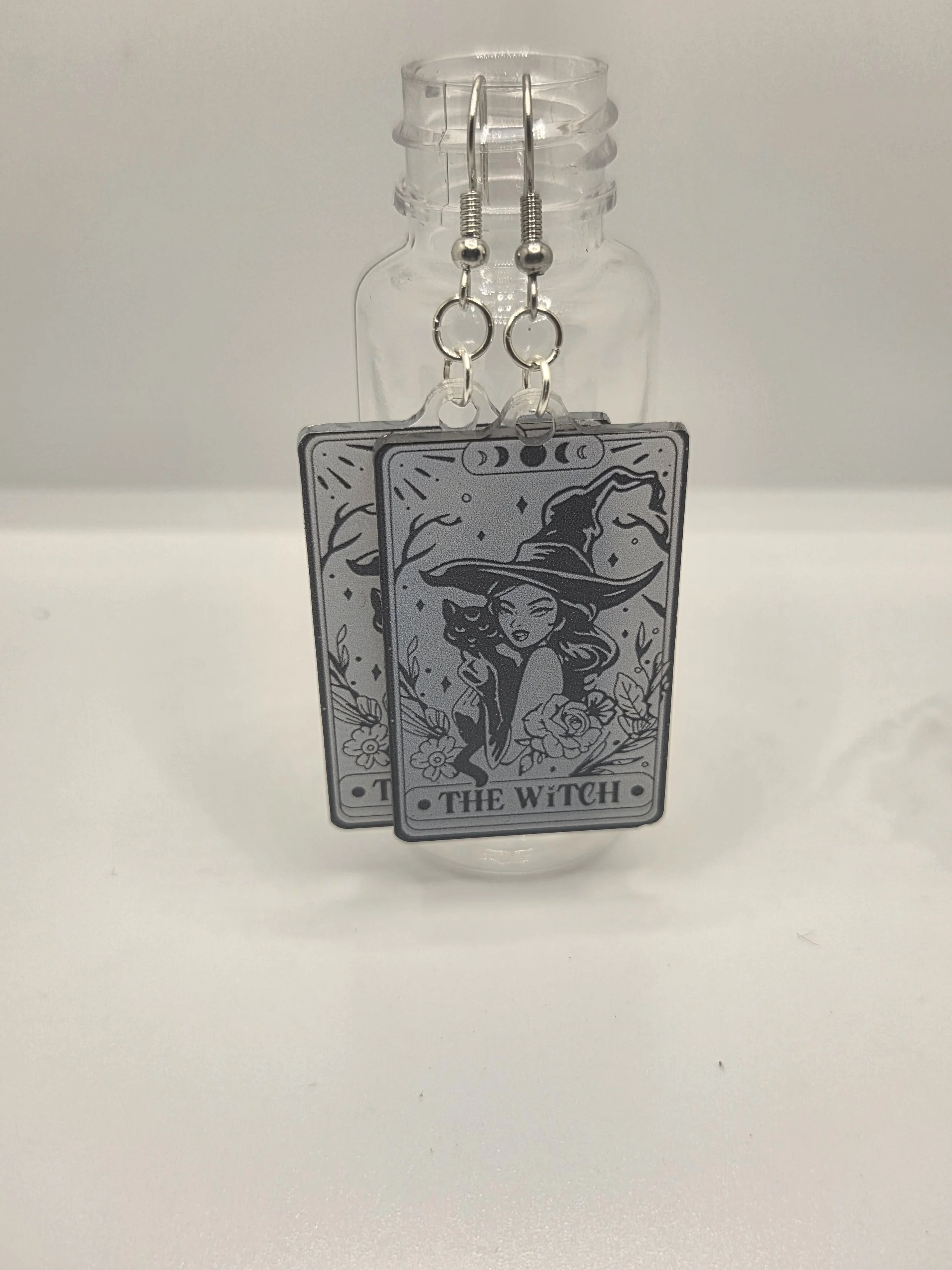 Witch Tarot Card Earrings