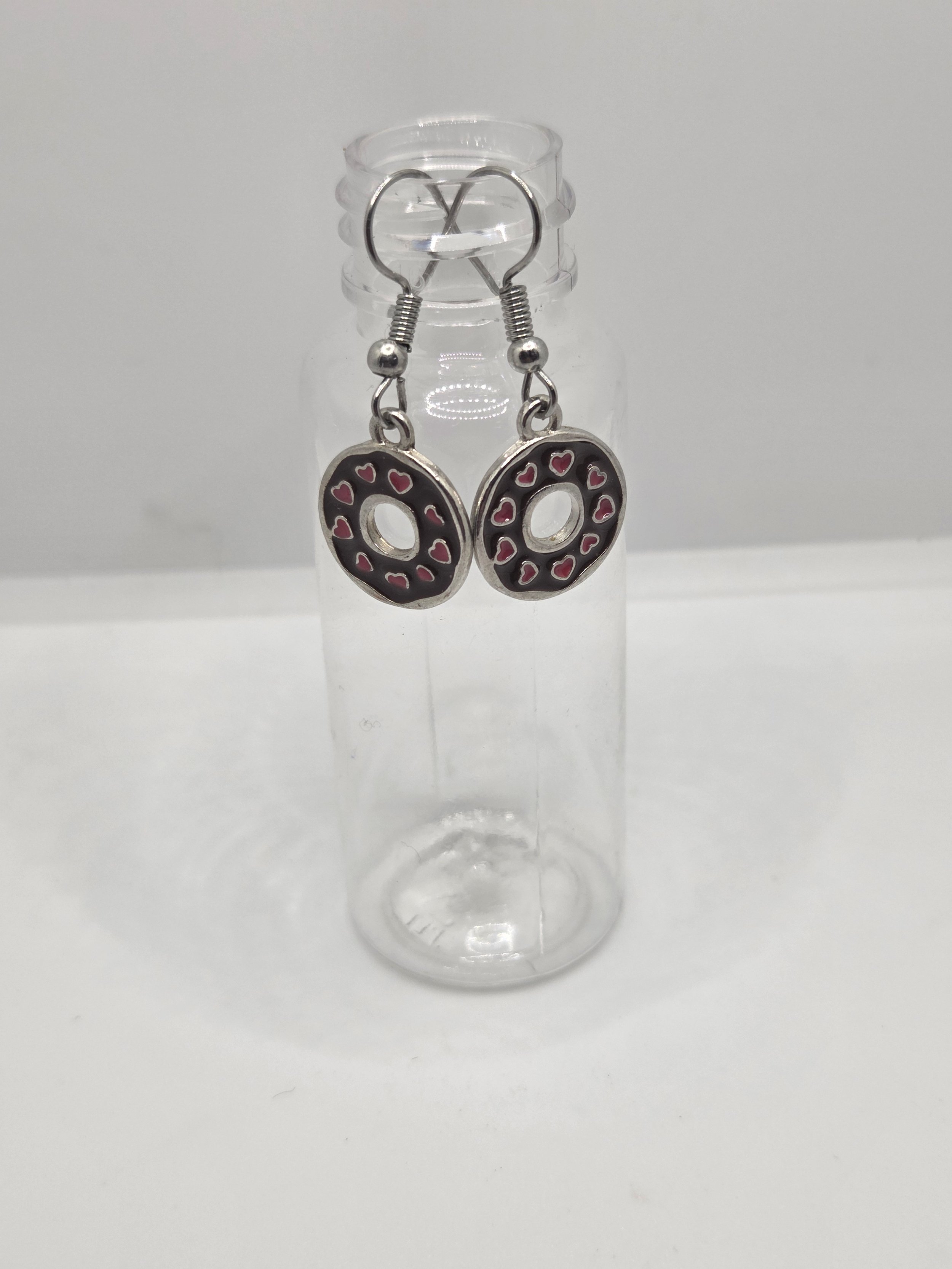 Heart Donut Earrings