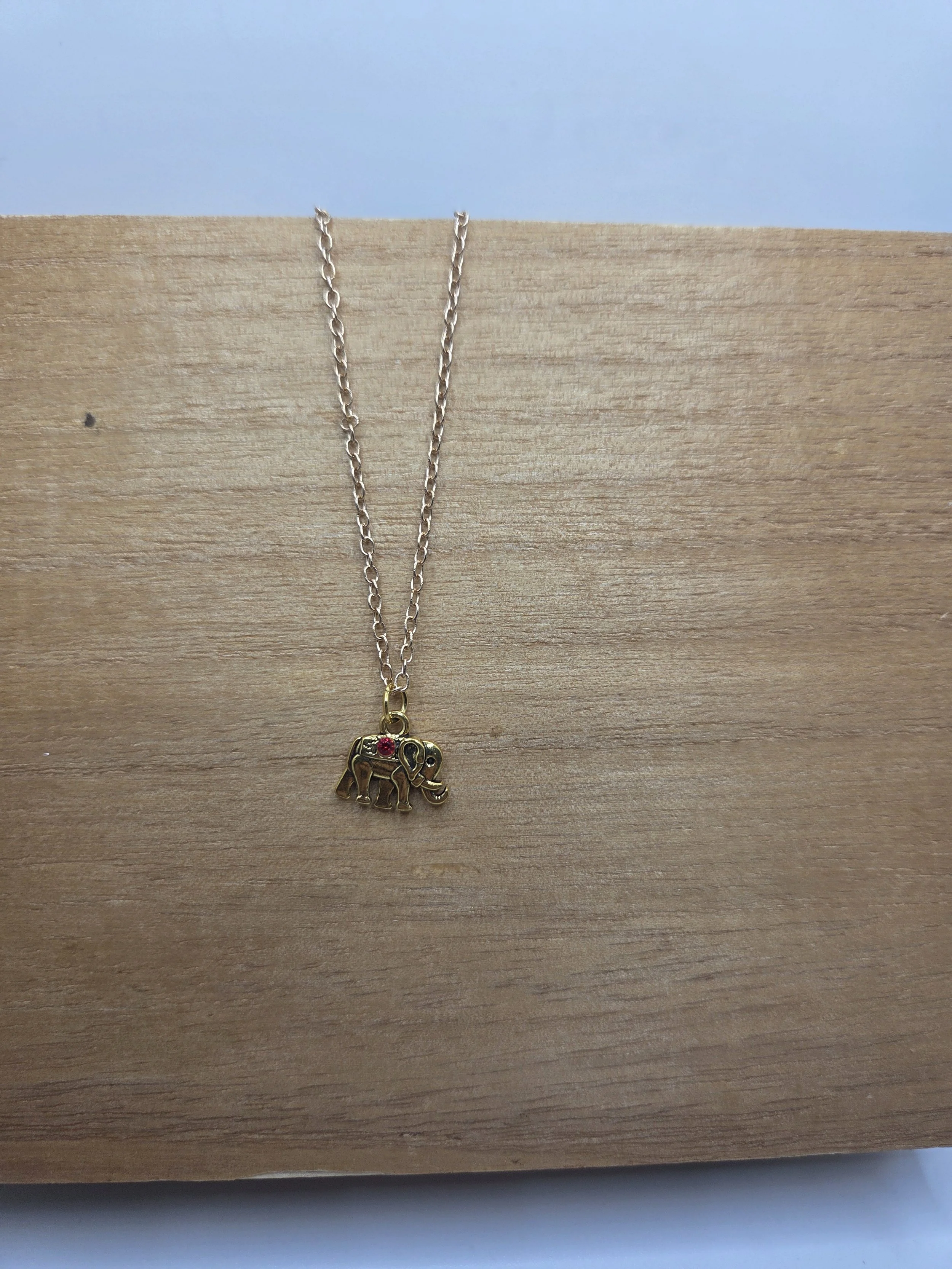 Metal Elephant Necklace